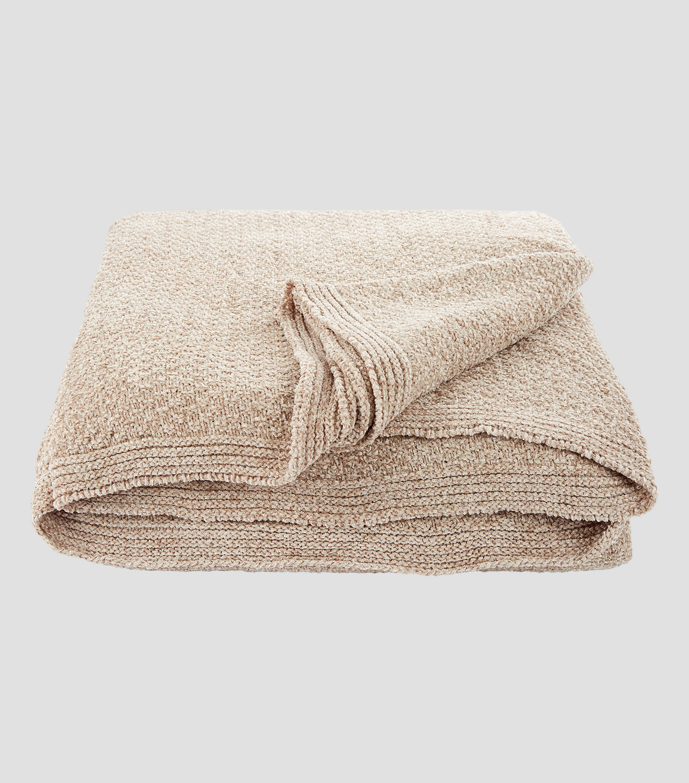 Cobija Matrimonial, Queen Size Chenille Latte