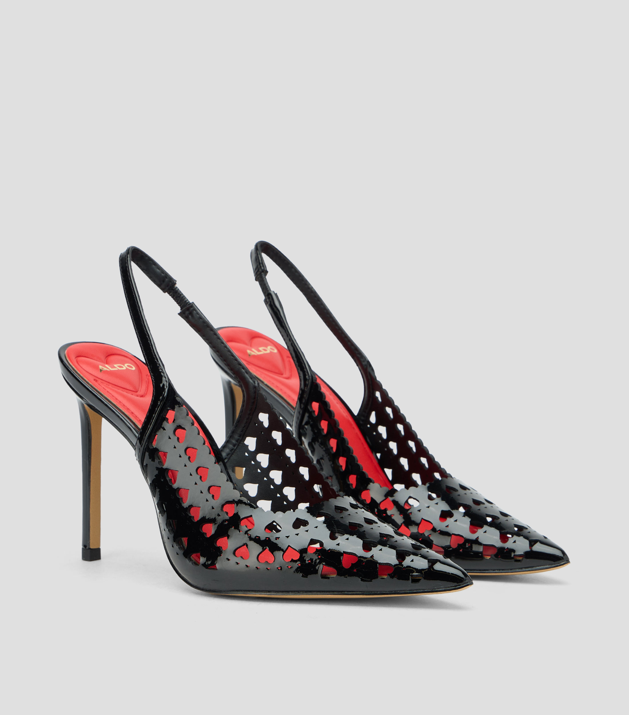 Zapatillas con tacón alto de aguja Mujer