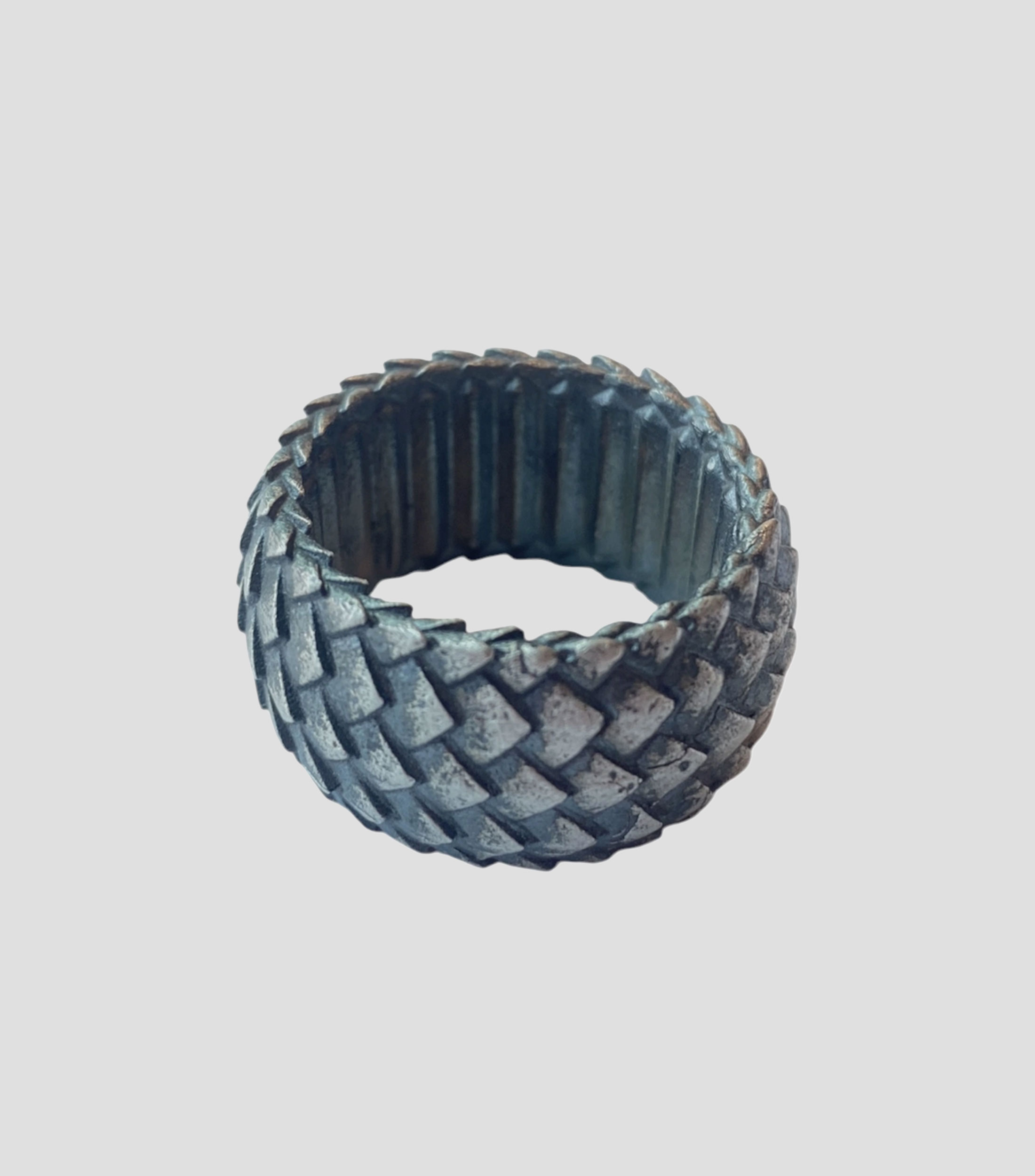 Anillo en Plata .925 Viper Skin Wide Unisex