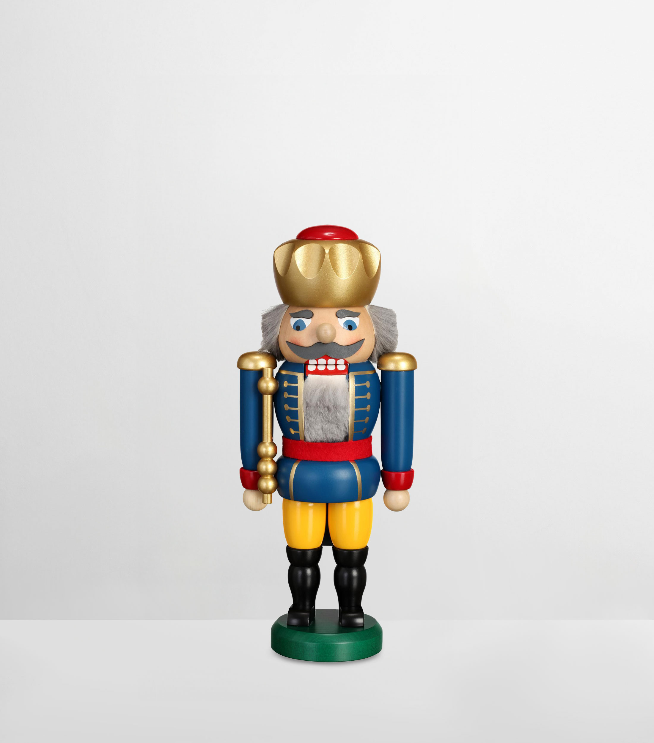 Figura Decorativa Cascanueces Rey 25 cm en Madera