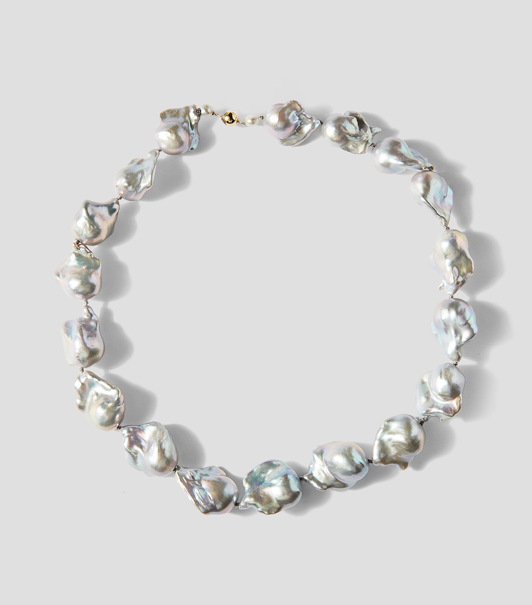 Collar de perlas barrocas Mujer