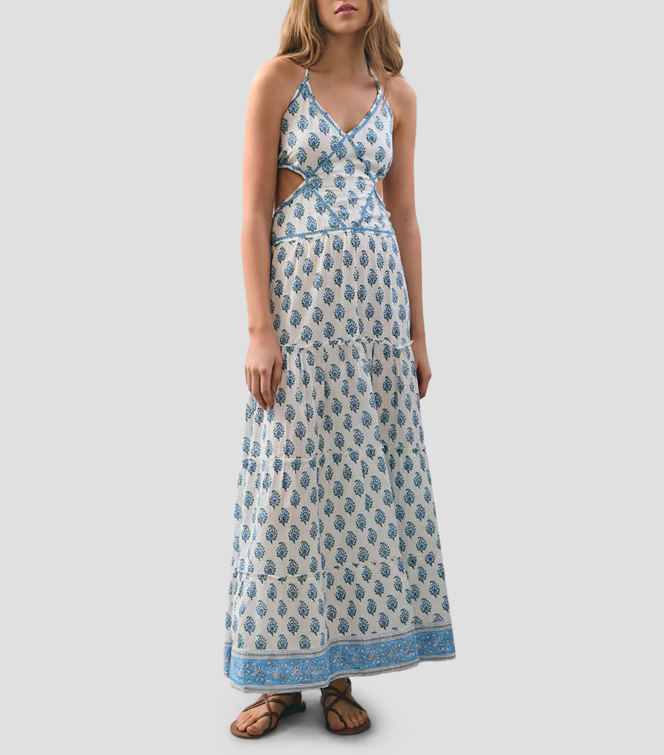 Brownie Vestido largo estampado Mujer |El Palacio de Hierro