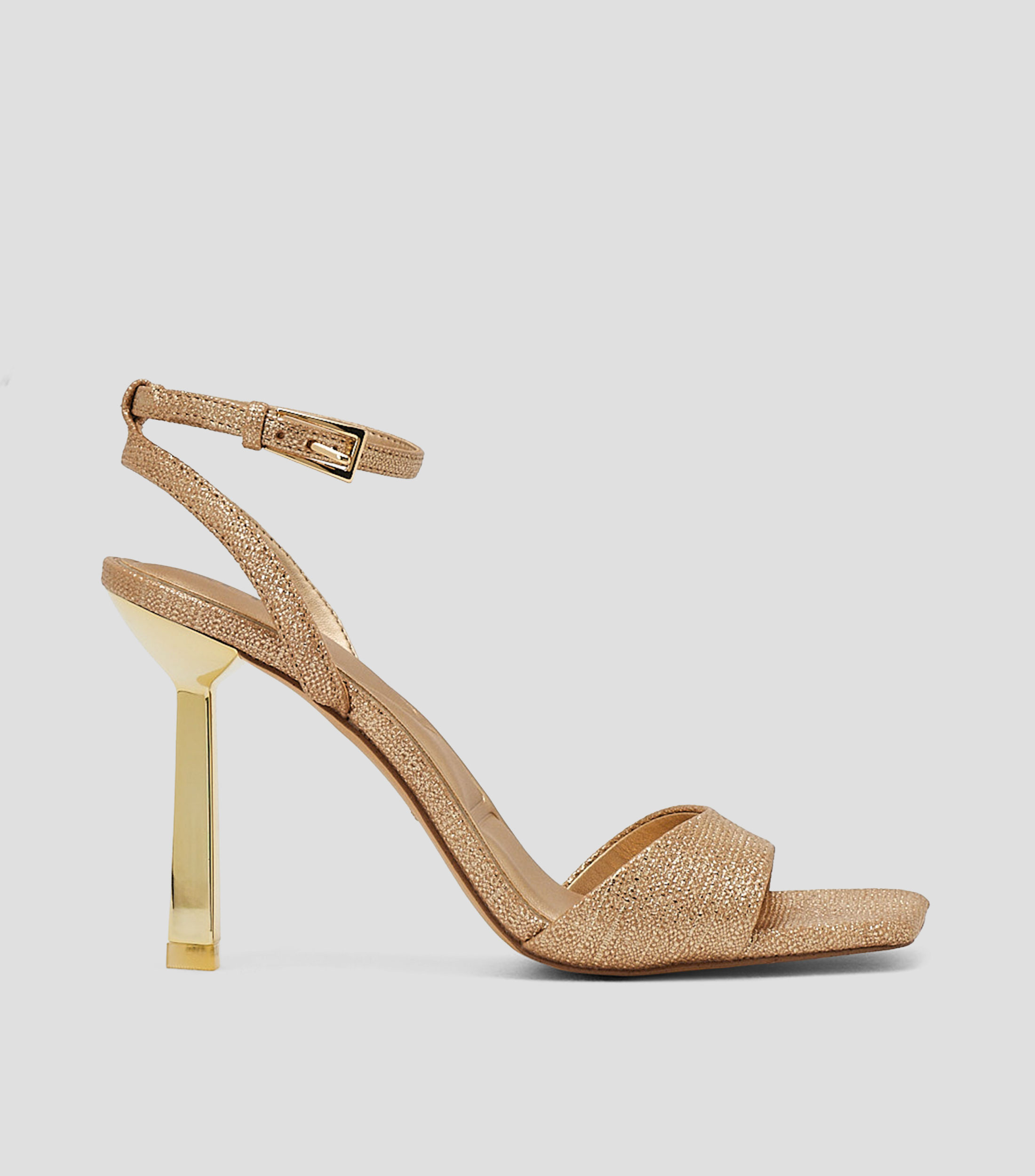 Sandalias con tacón alto delgado Mujer