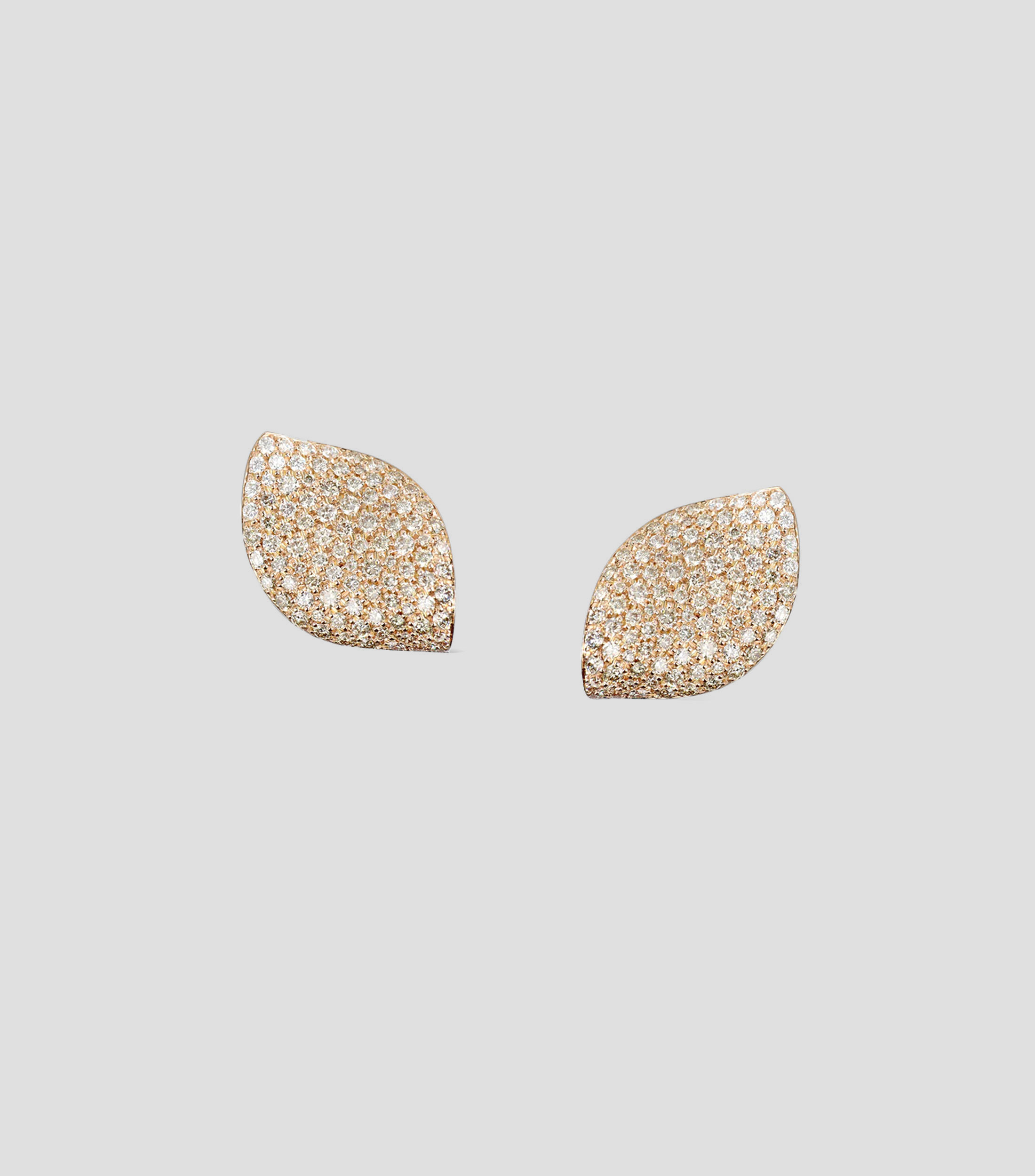 Aretes en oro rosa de 18 Kilates Aleluia Mujer