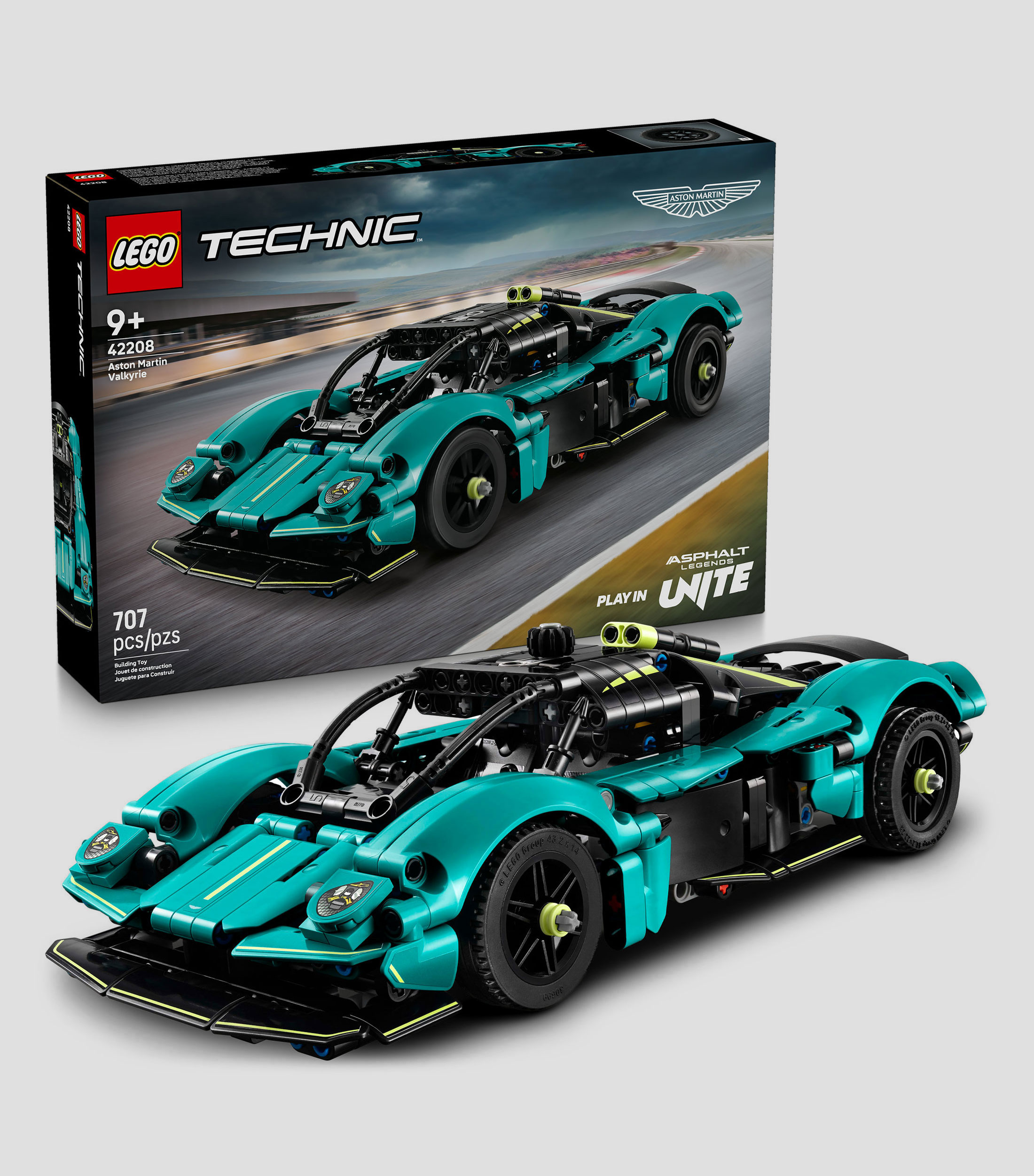 Lego Technic Aston Martin Valkyrie Auto Construible 42208