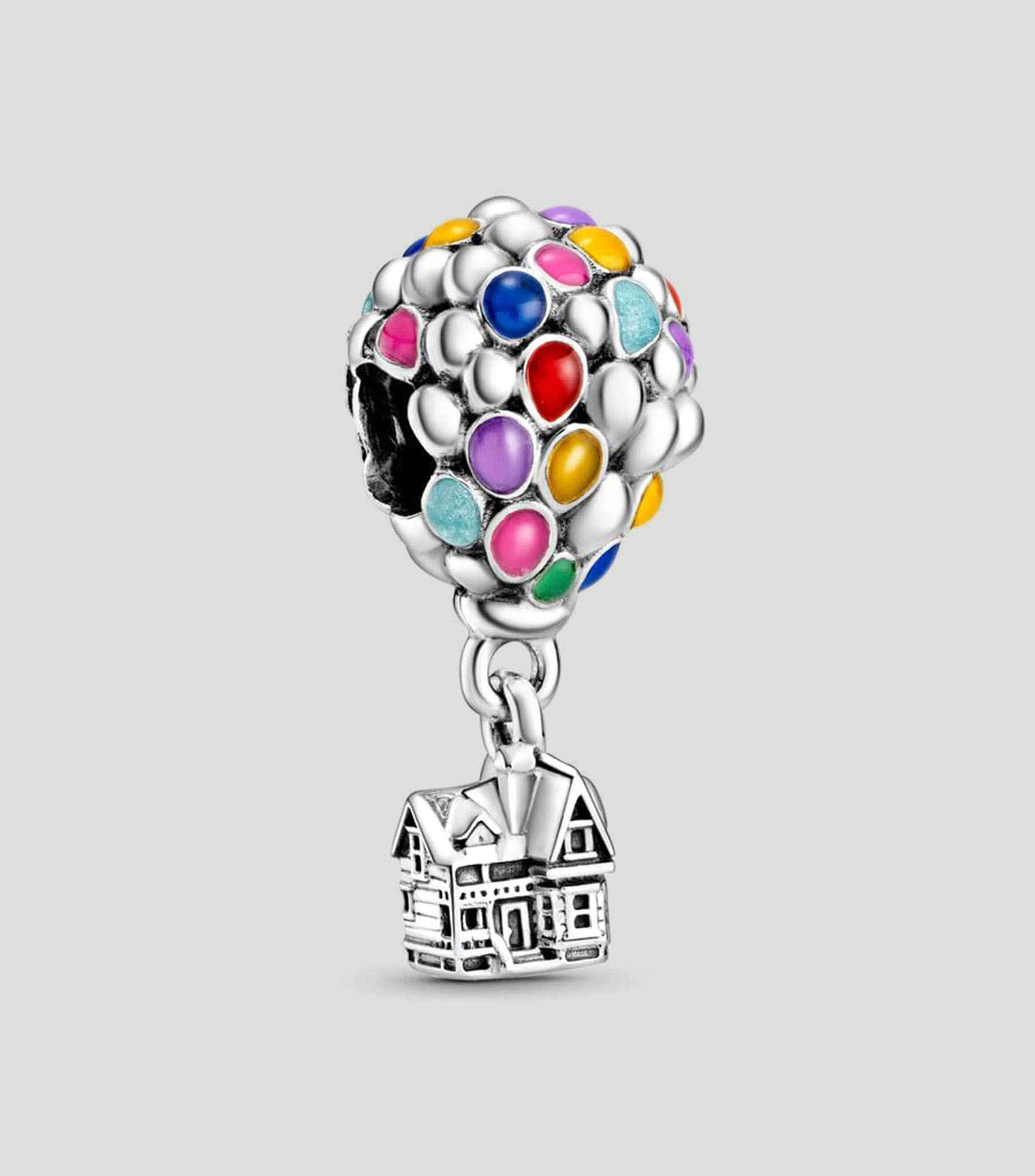 Charm en plata .925 Casa con Globos Disney Mujer