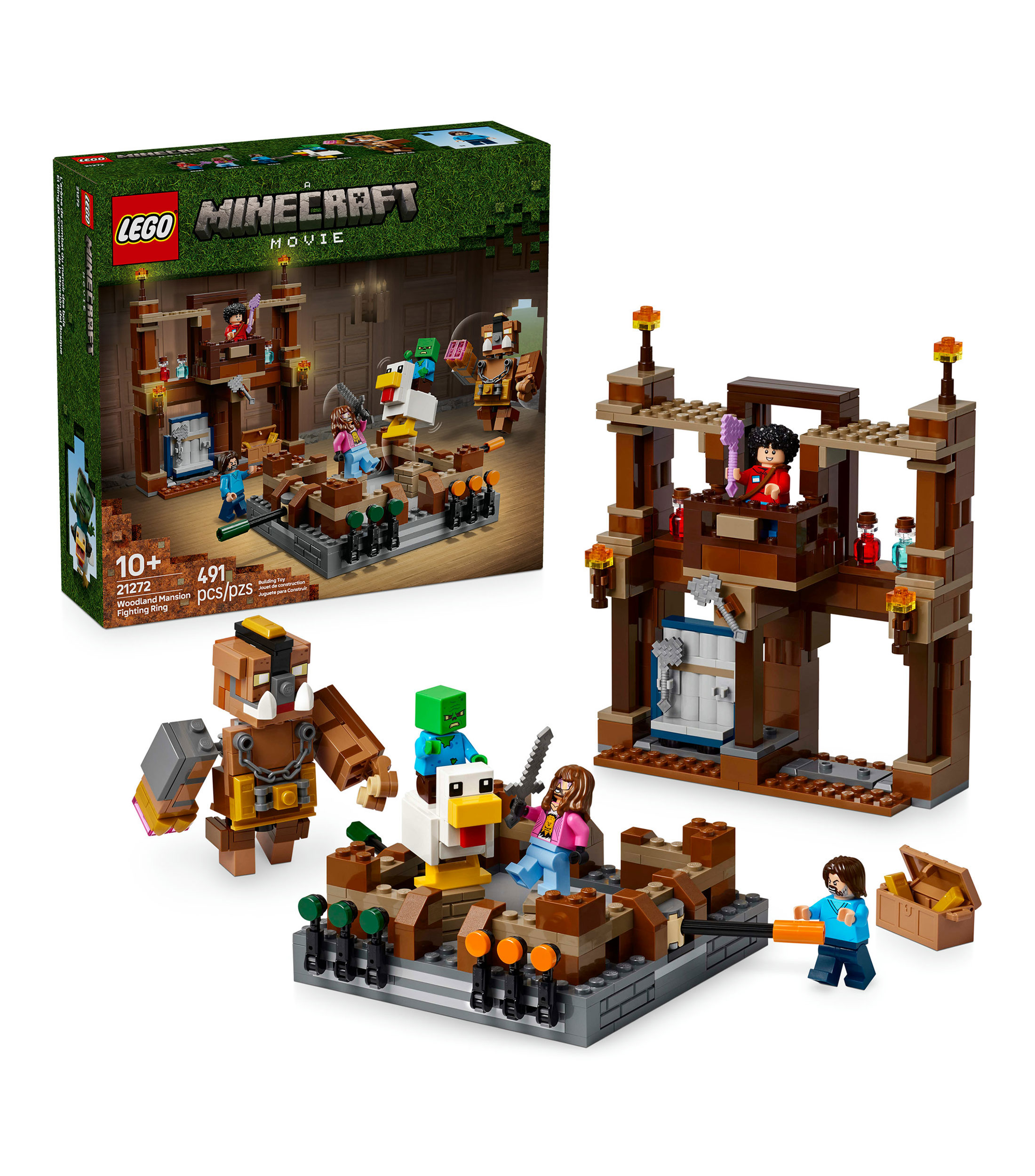 Lego Minecraft El Ring de Combate de la Mansión del Bosque 21272