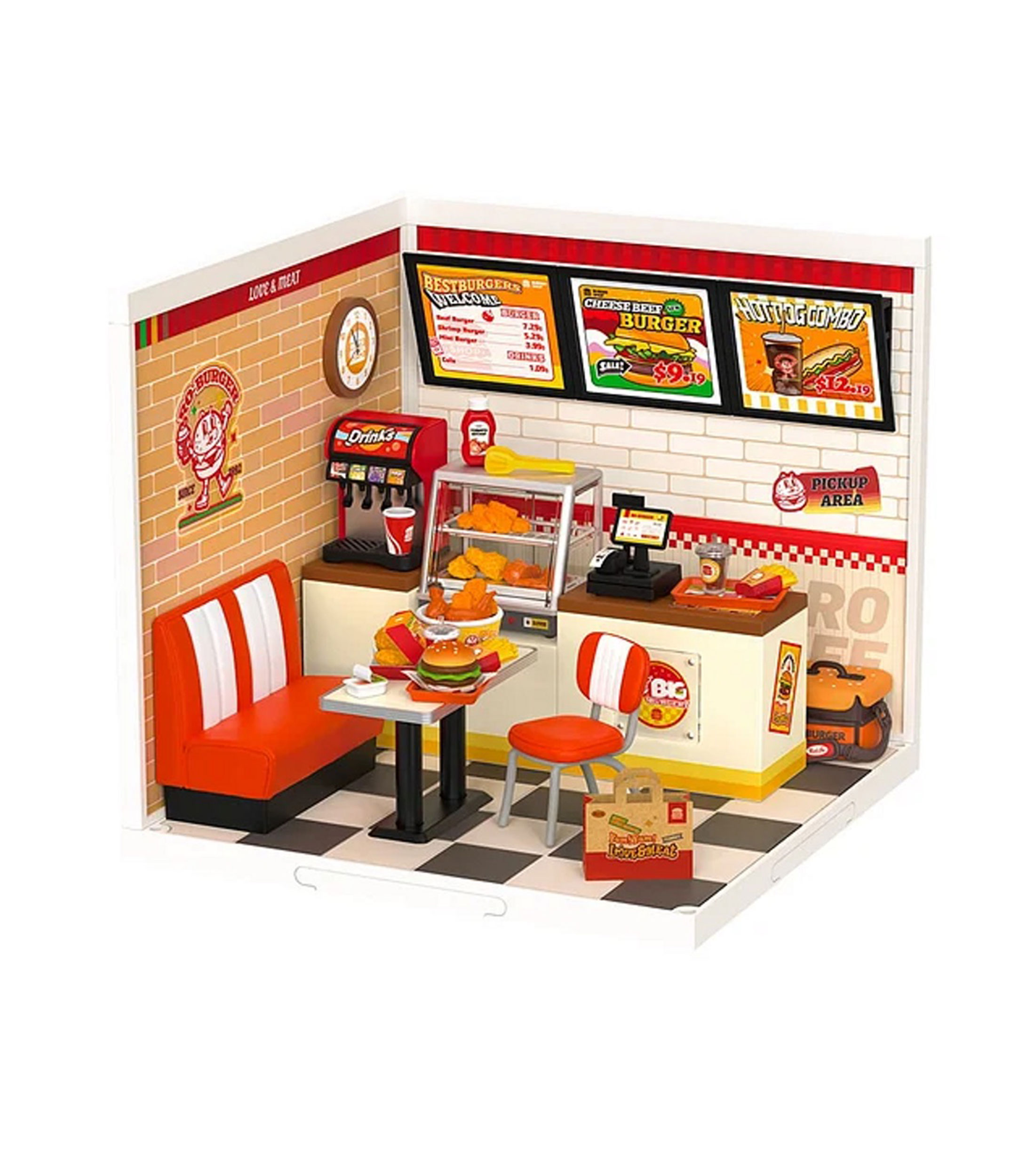 Armable 3D Hamburguesas Yum Yum