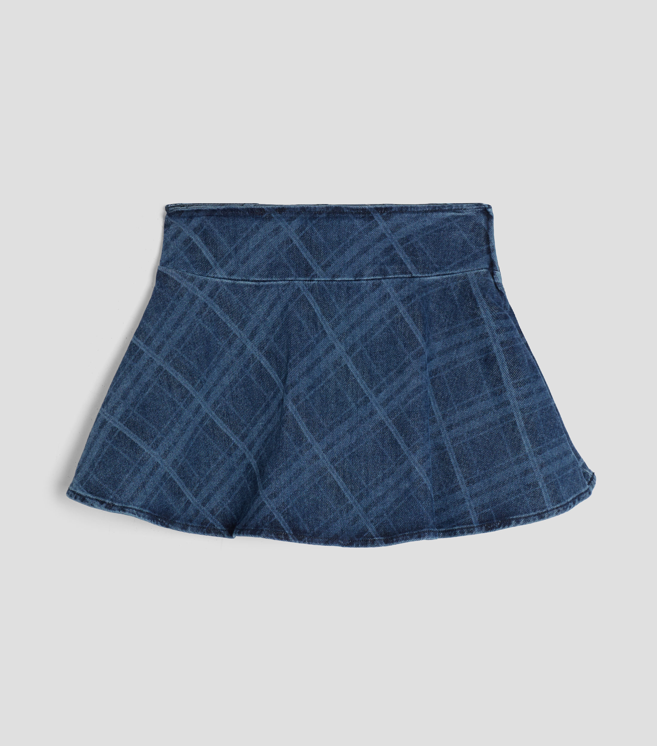 Skort de mezclilla deslavado Niña