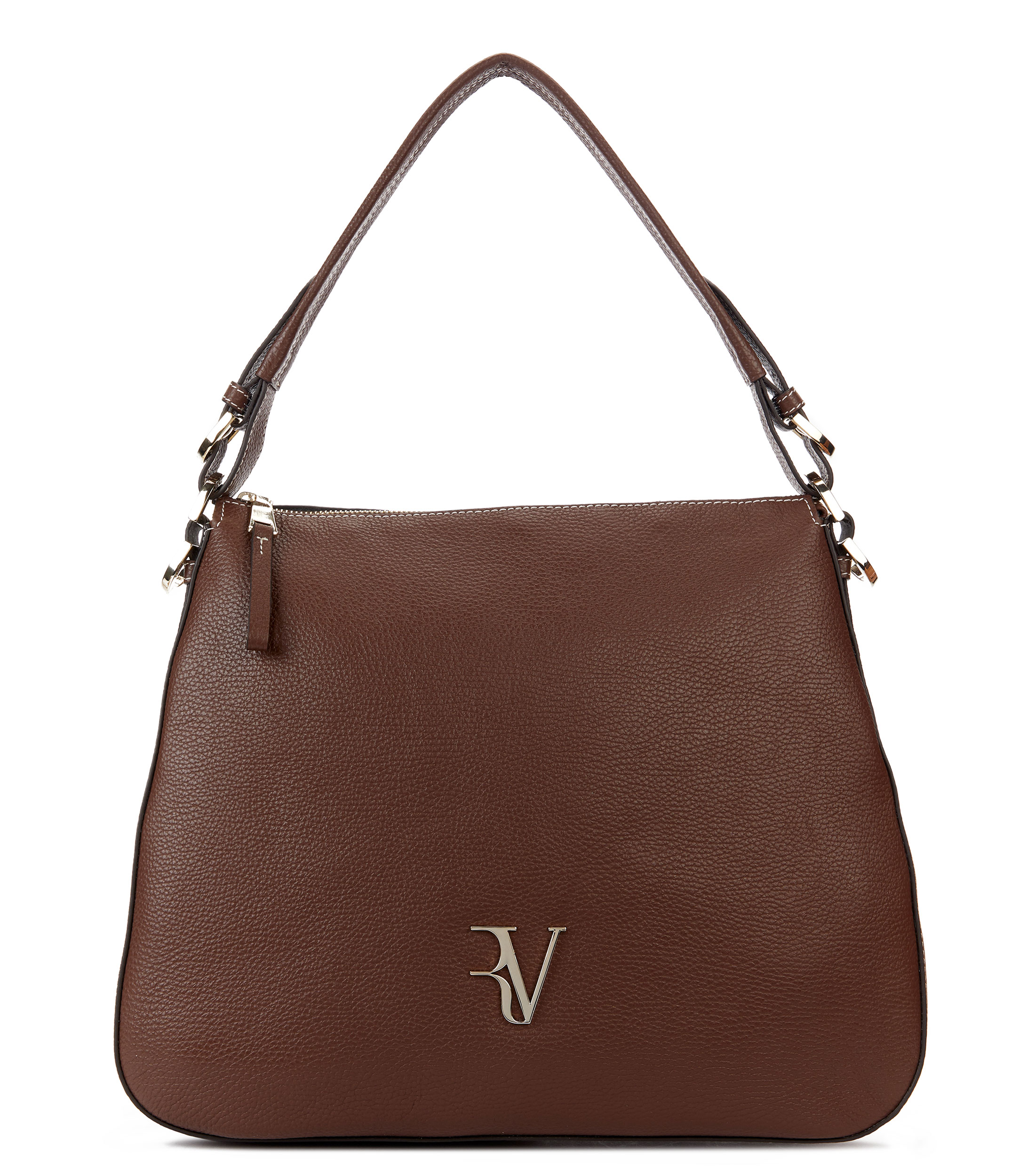 Bolsas De Hombro Para Mujer Bolso De Hombro Hobo Midi Amber Piel Negro | Roberto Verino Bolsos De Hombro Grandes