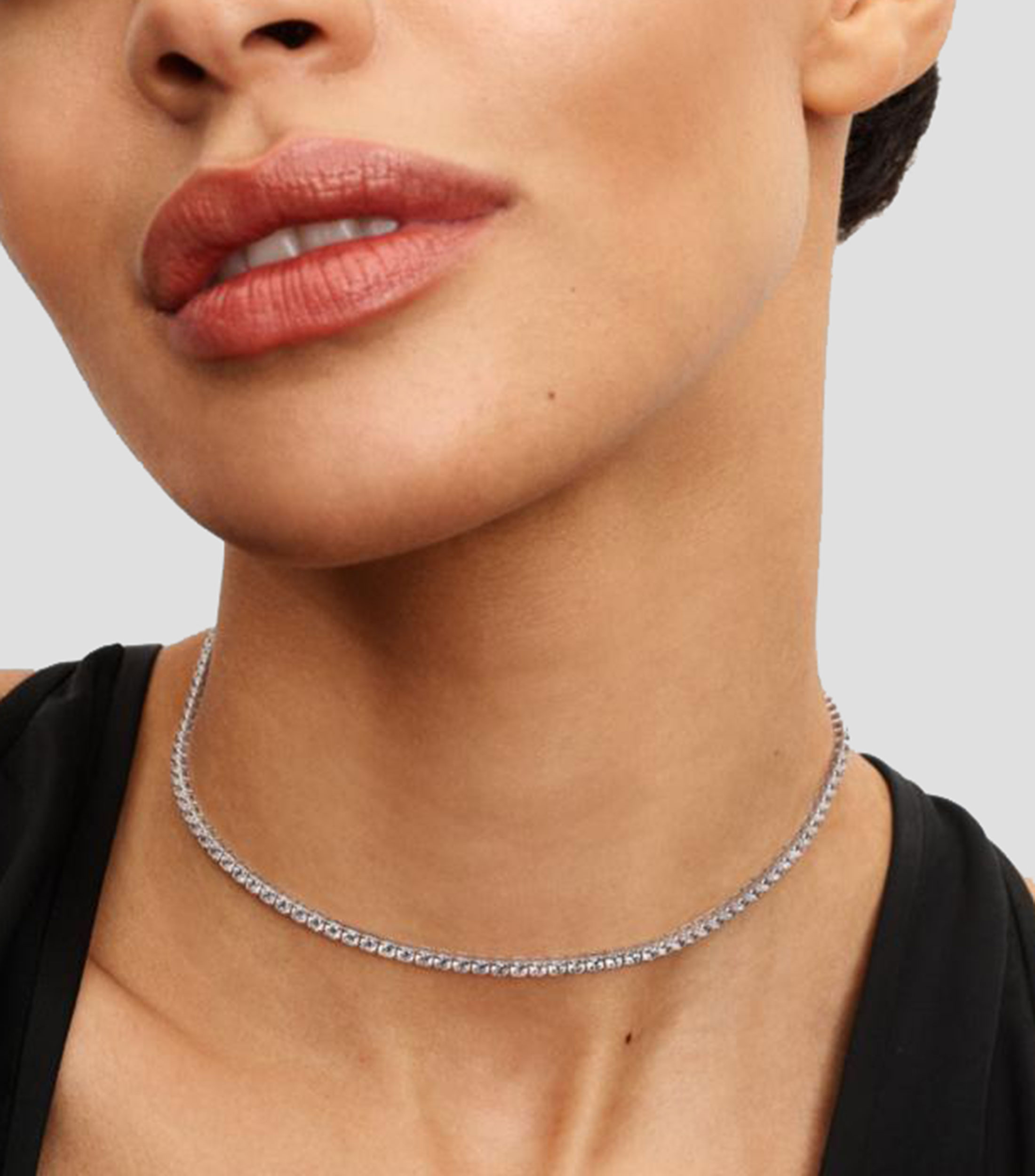 Collar en plata Choker Mujer