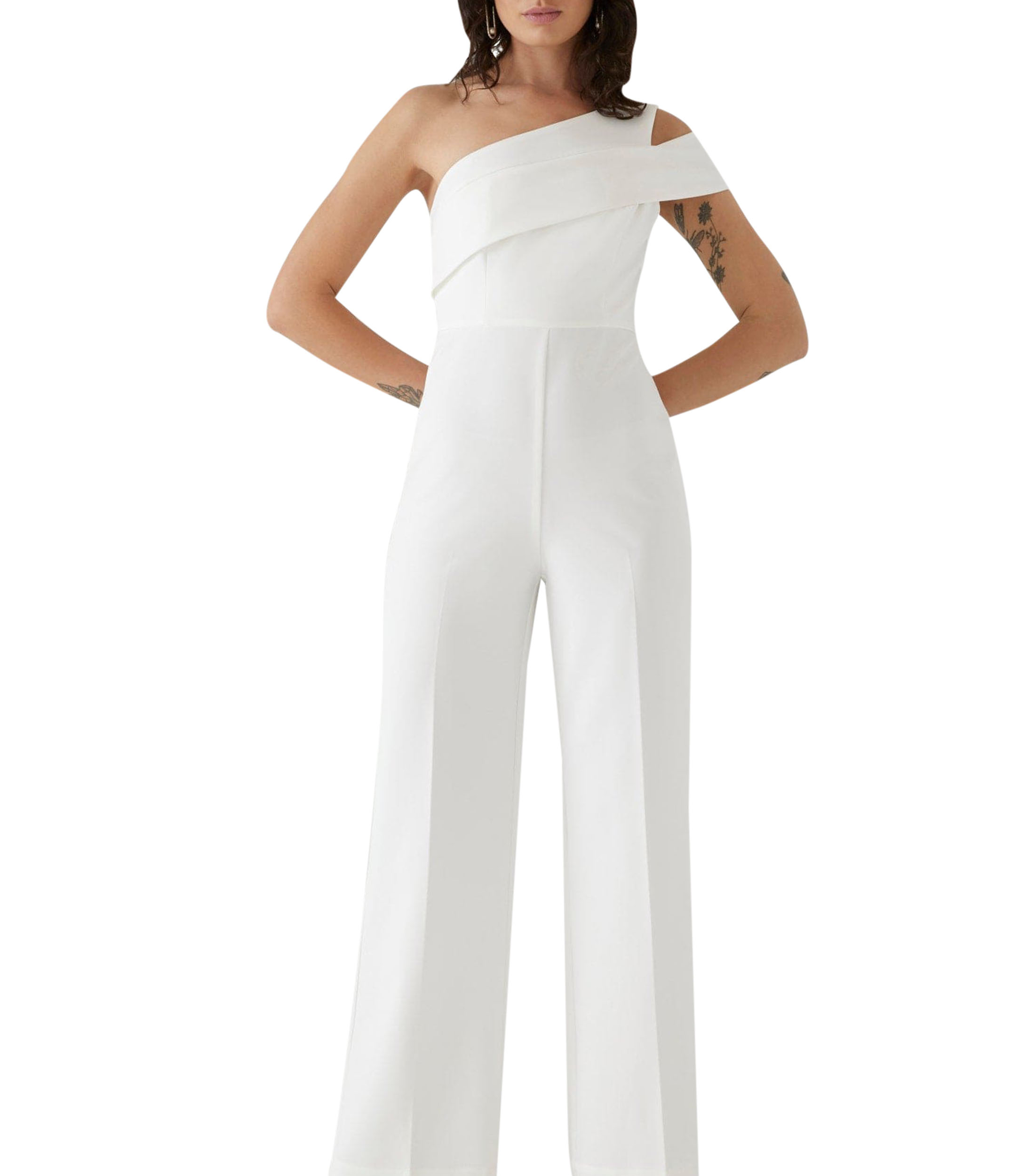 Cool Review About Bcbg White Jumpsuit