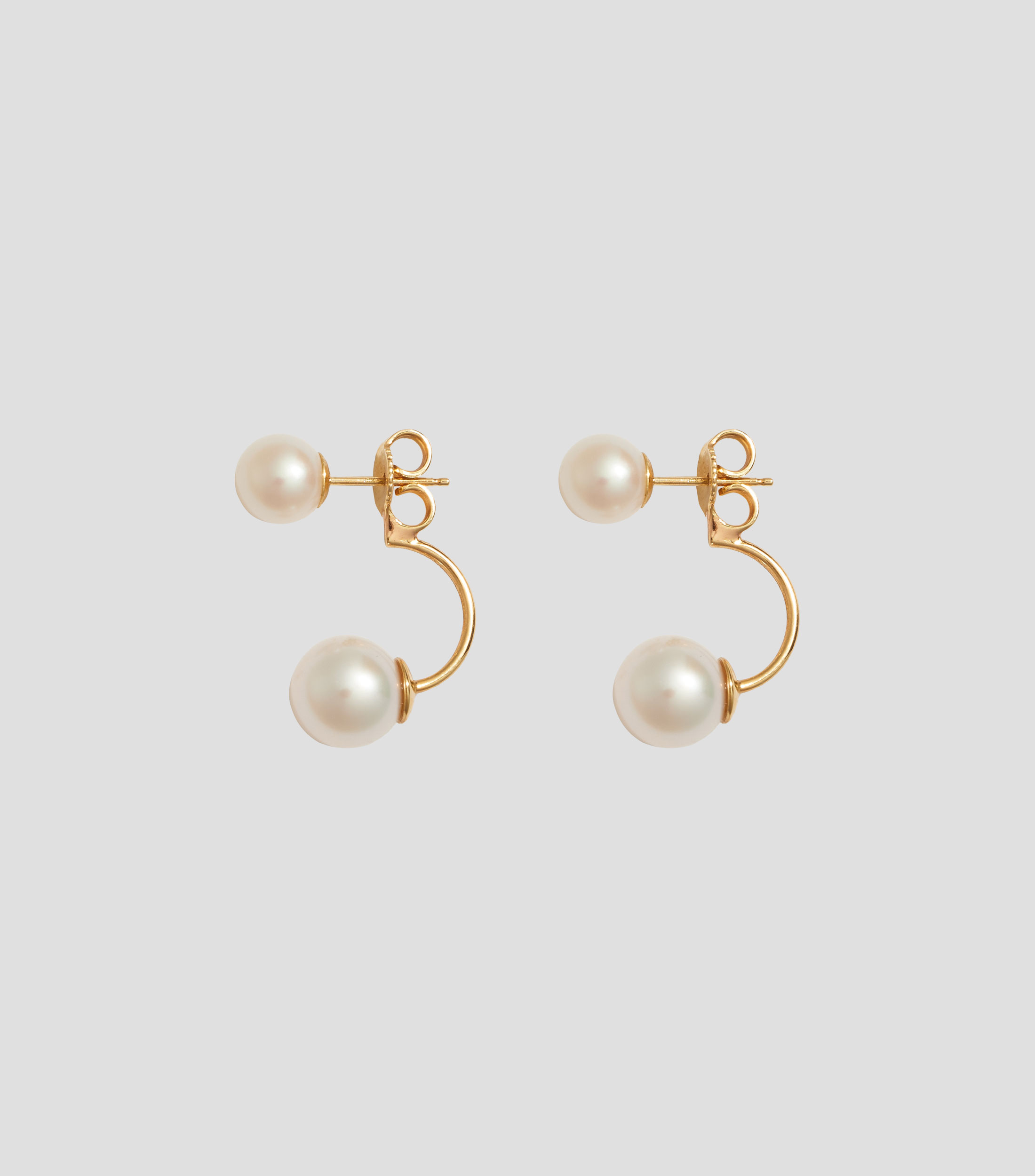 Aretes con perlas Mujer