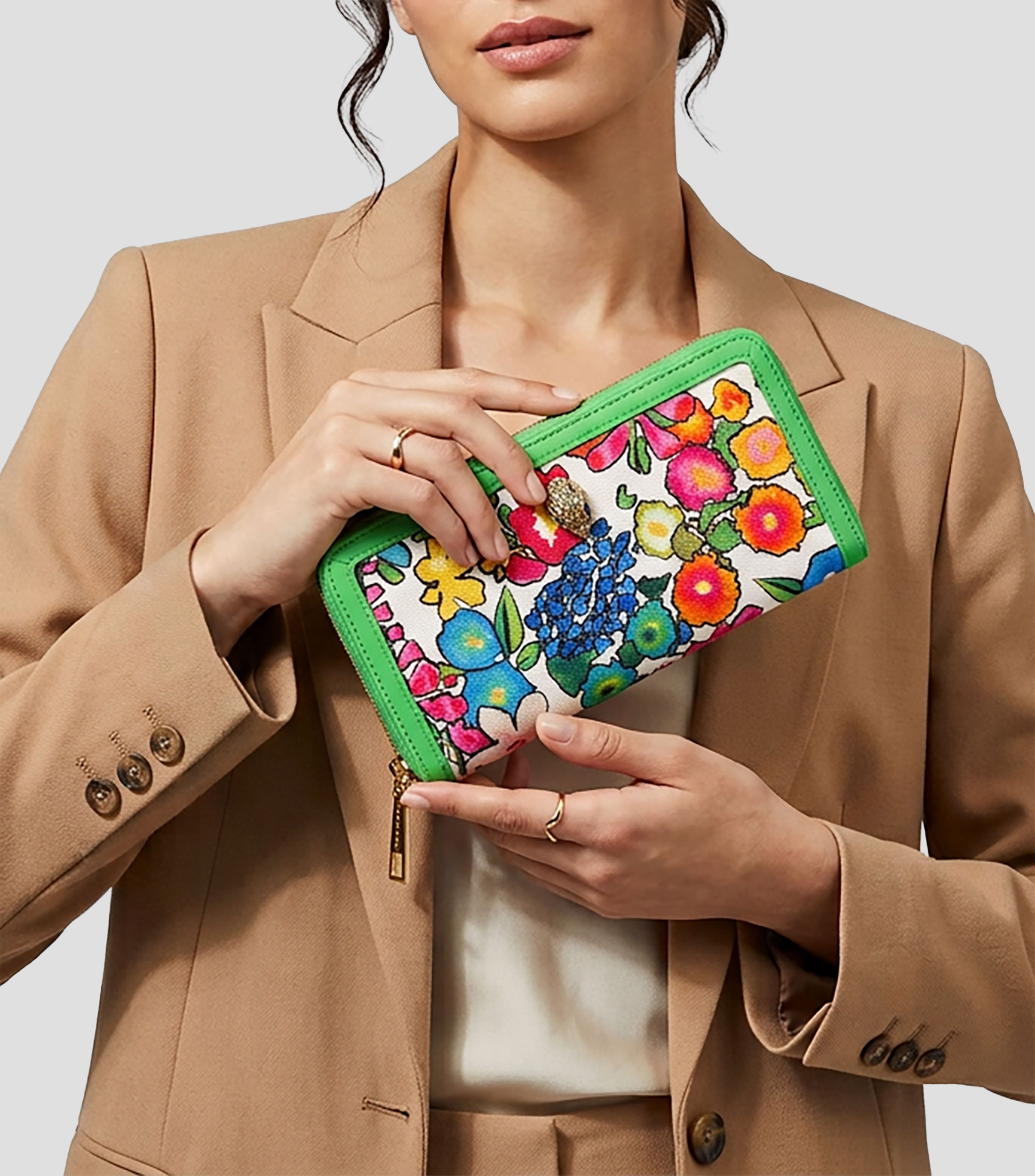 Cartera estampada Mujer