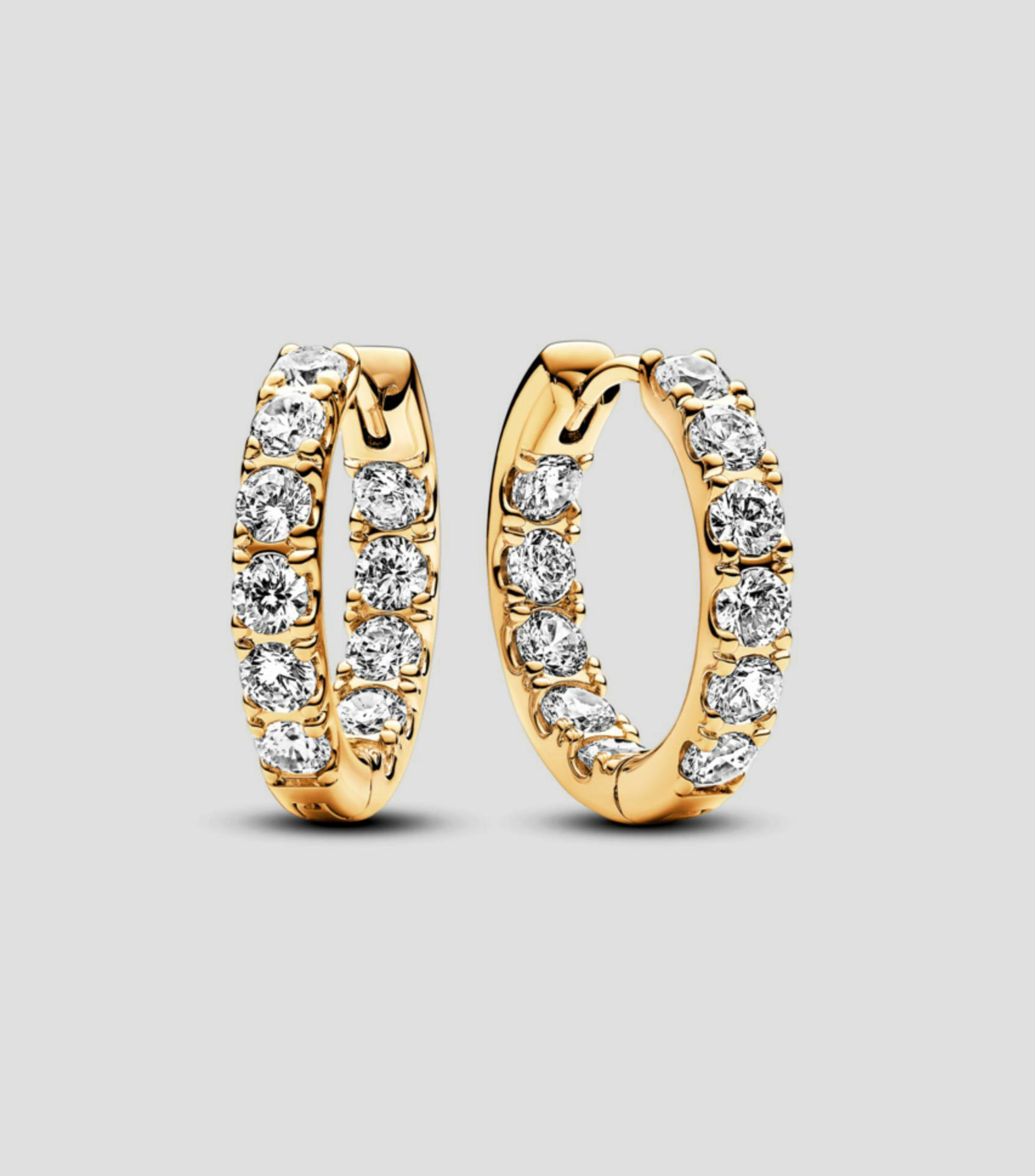 Aretes Eternidad Fila Brillante Pandora Timeless con circonia cubica Mujer