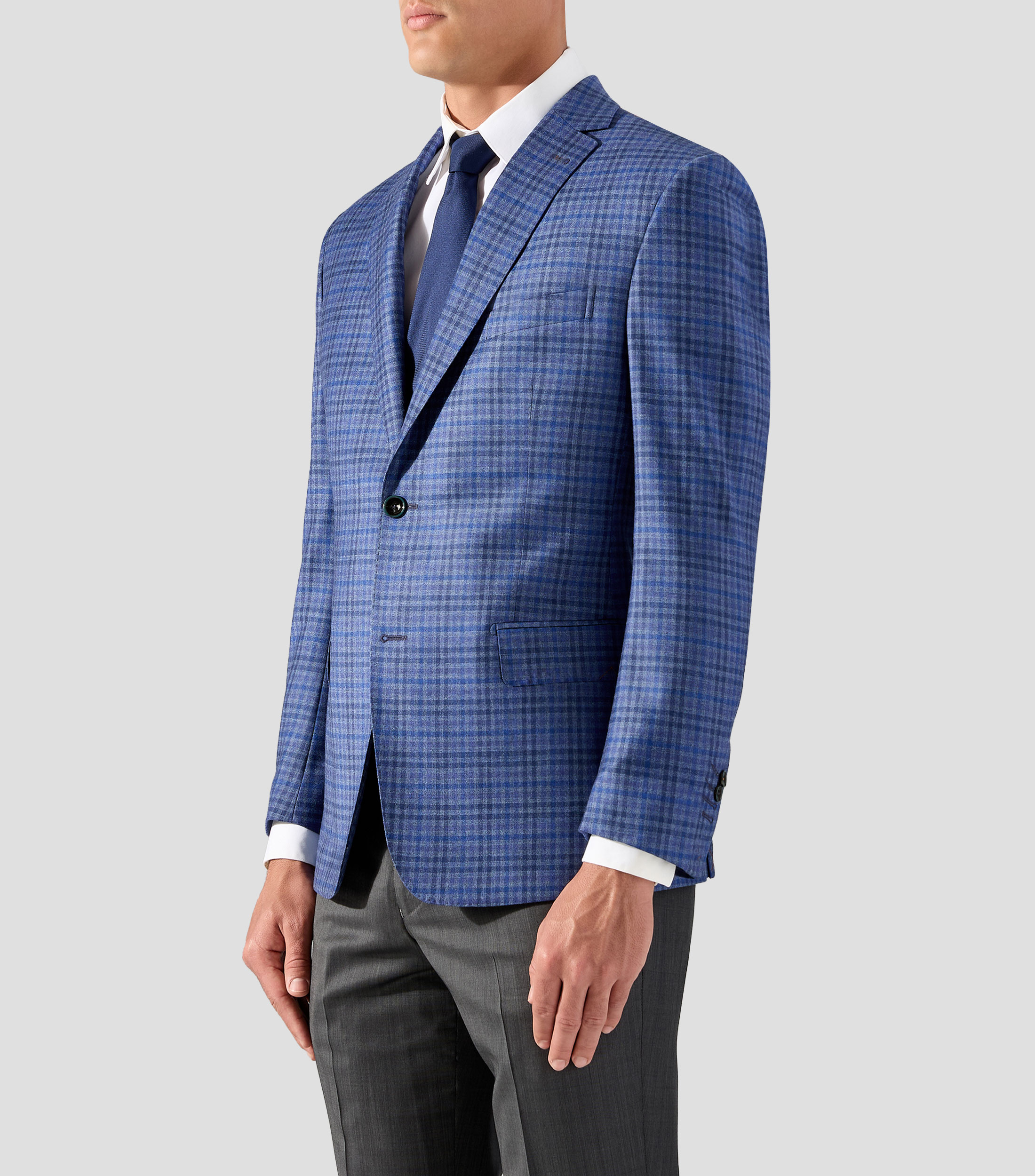 Saco de cuadros Hombre