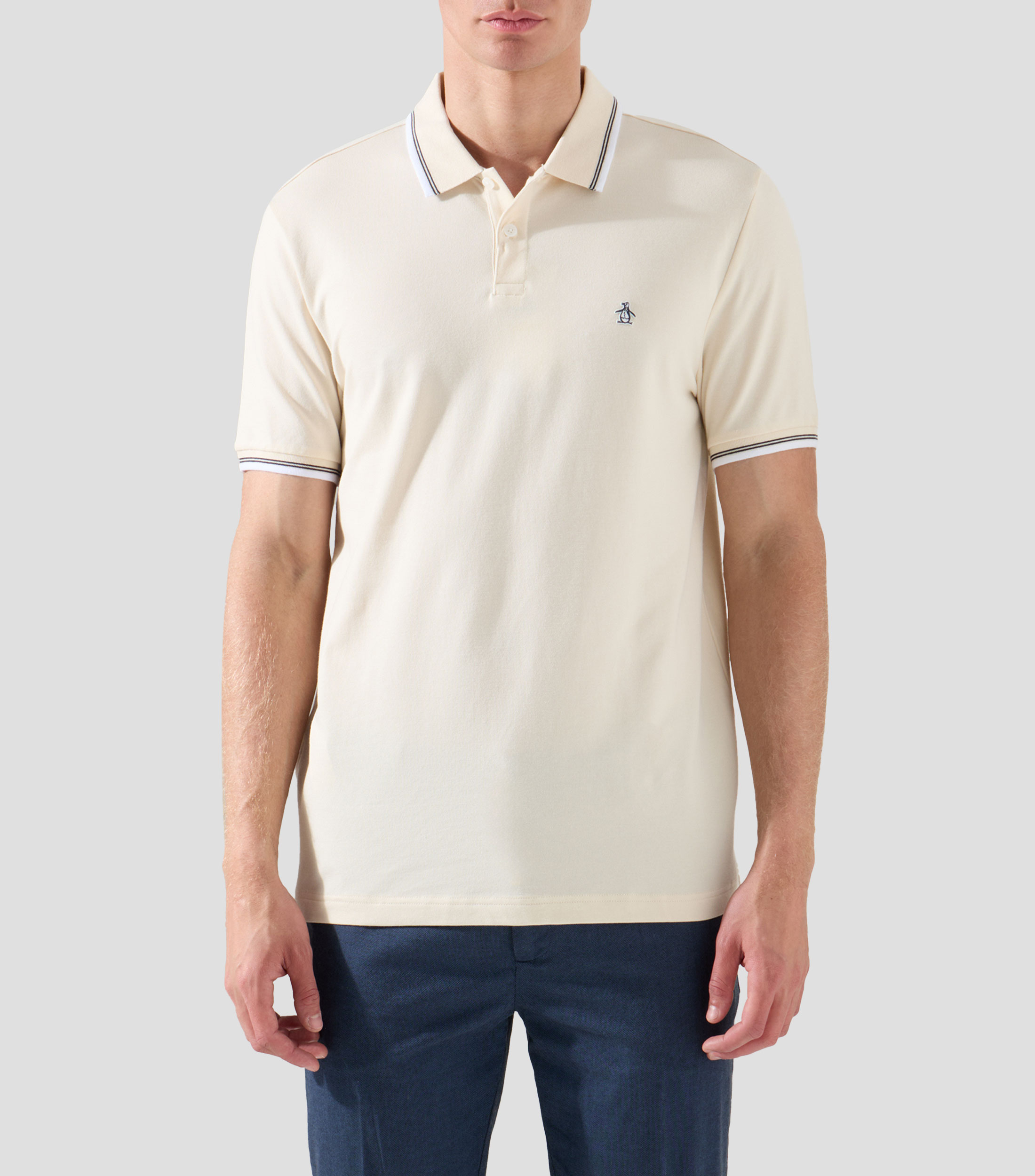 Playera Tipo Polo Manga Corta Hombre