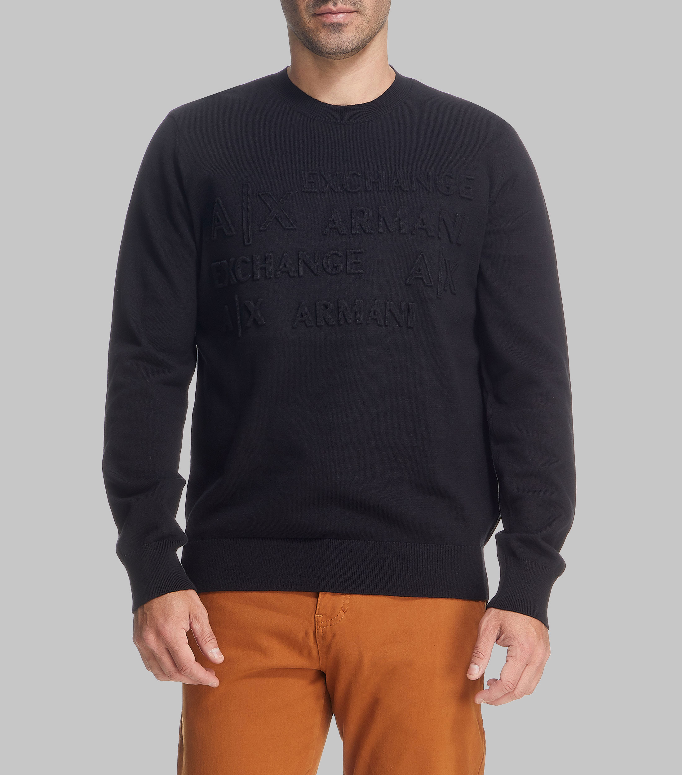 Armani Exchange Suéter cuello redondo Hombre El Palacio de Hierro