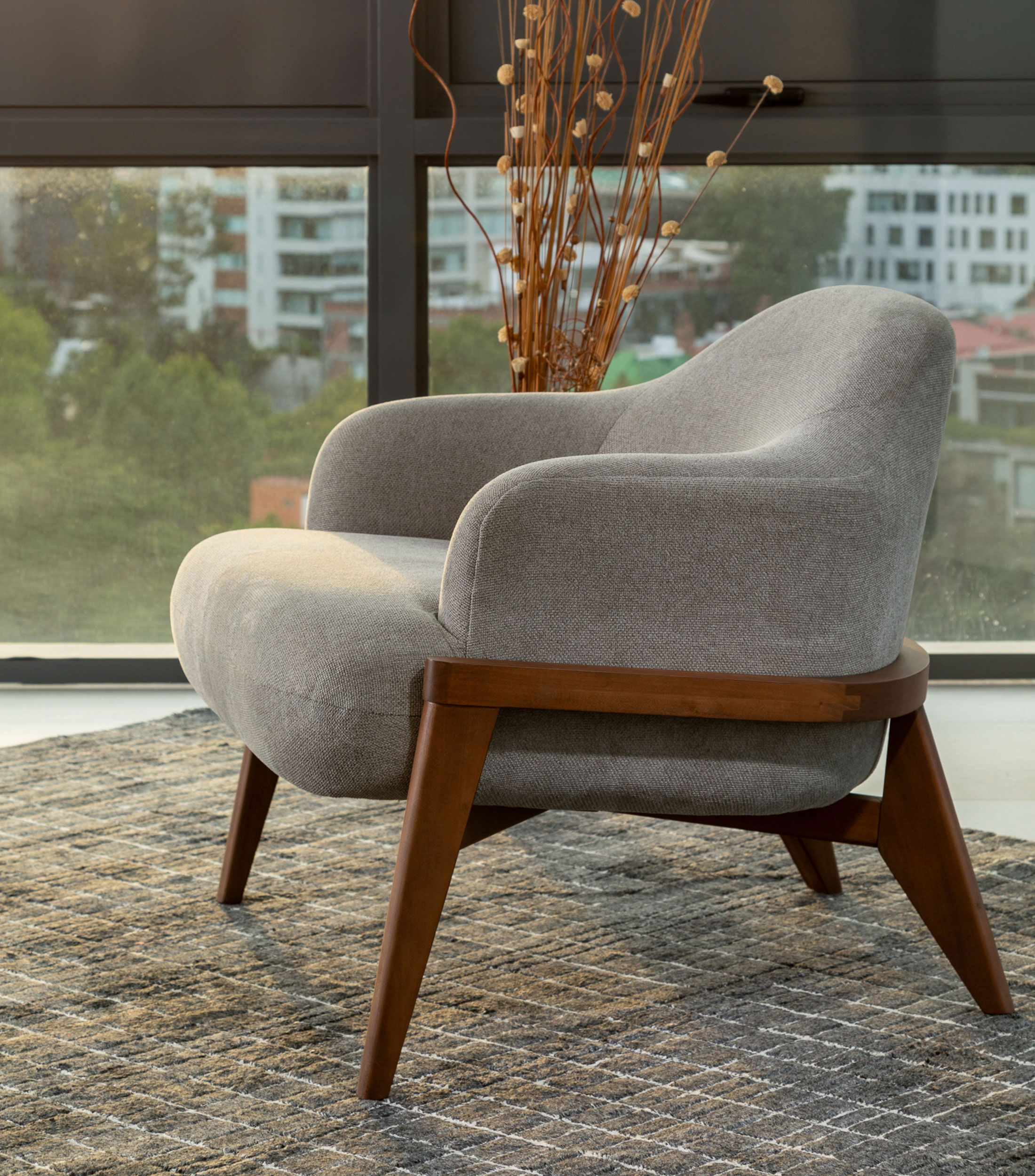 Sillón Ocasional Boston Gris