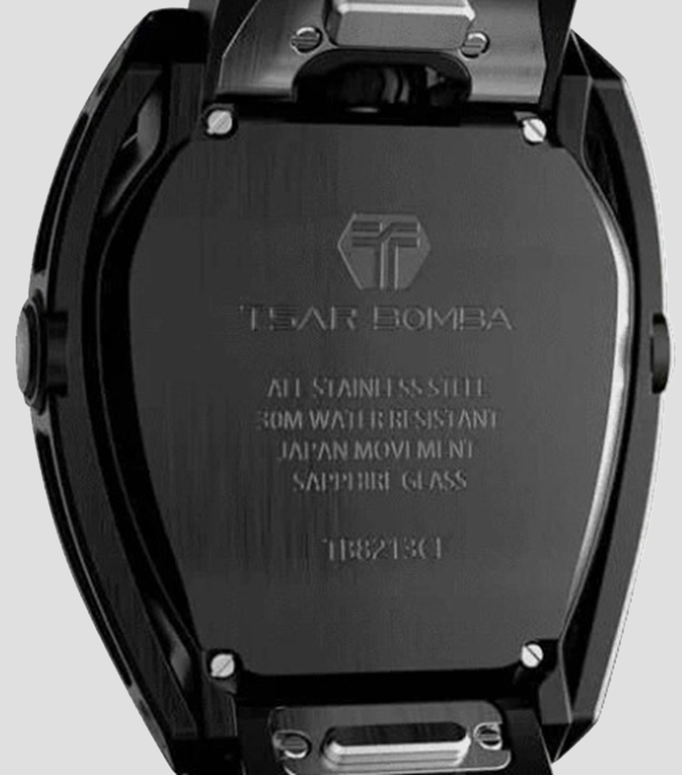 Cabezal de Reloj para Hombre Deportivo Reactor Intercambiable Automático Fibra de Carbono Negro