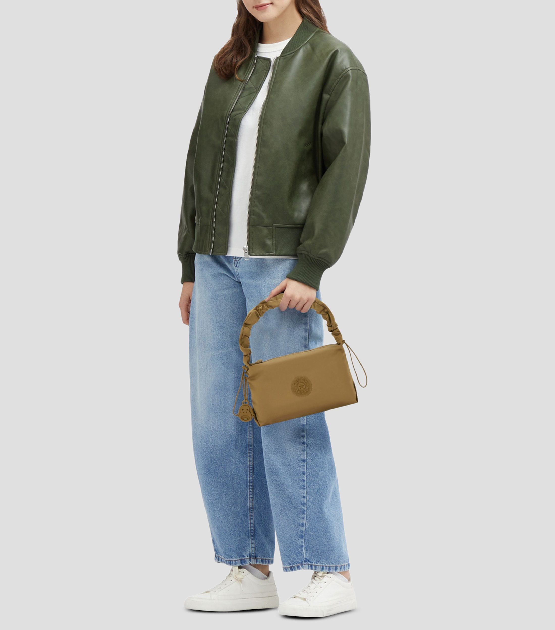 Bolsa pouch café Eleni lisa Mujer