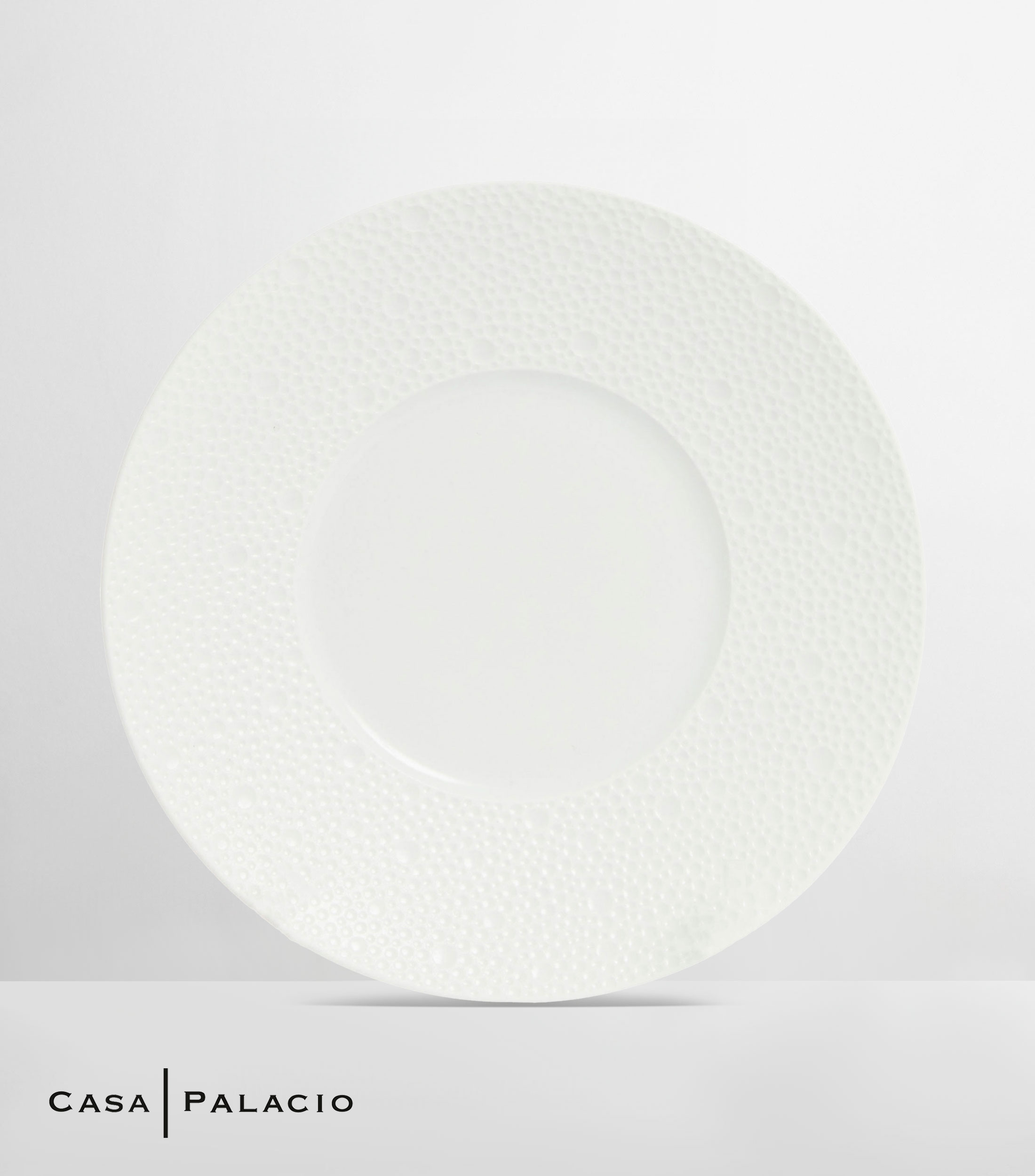 Plato para desayuno Cume en porcelana blanco