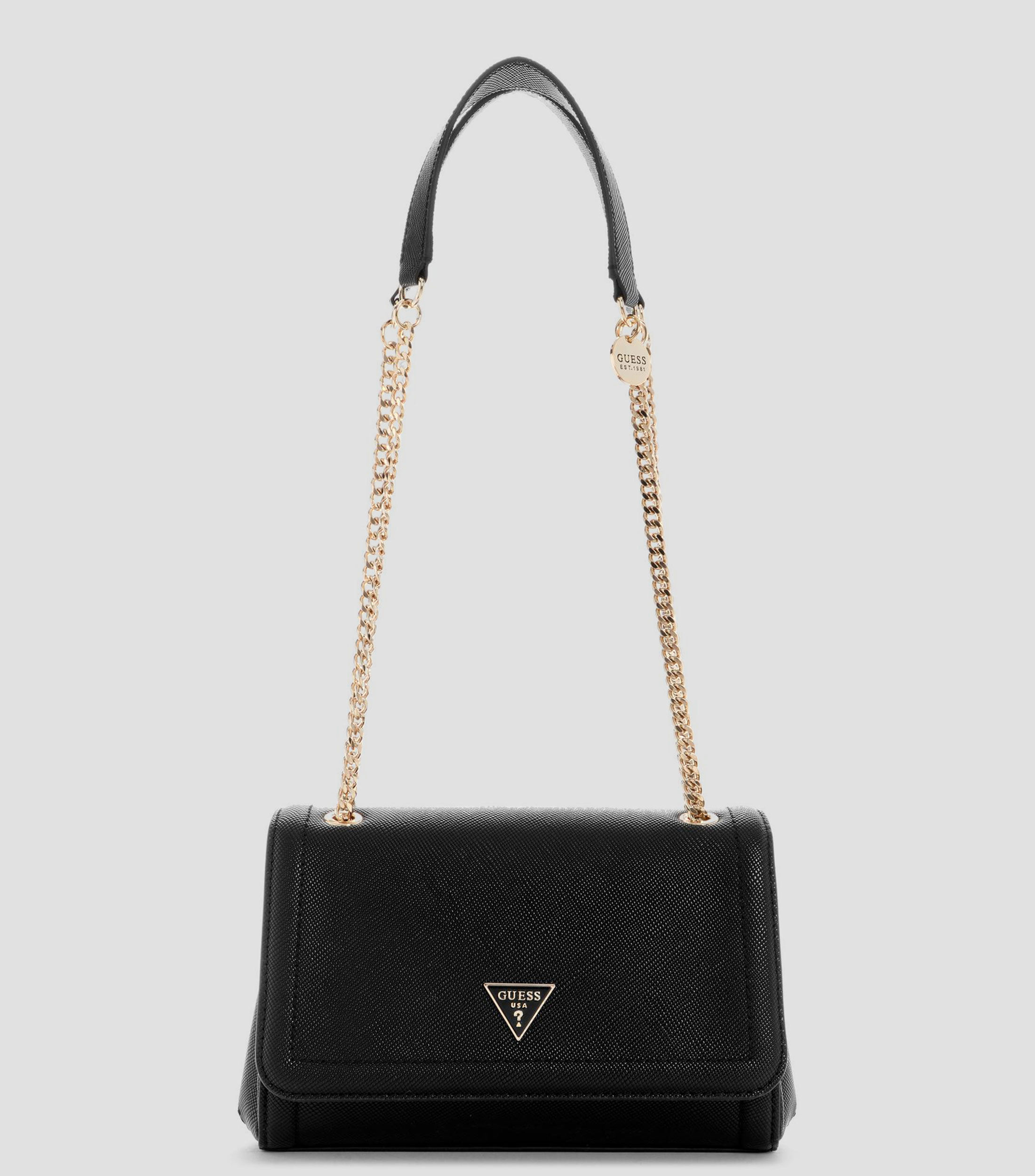 Bolsa crossbody Noelle II negra texturizada Mujer