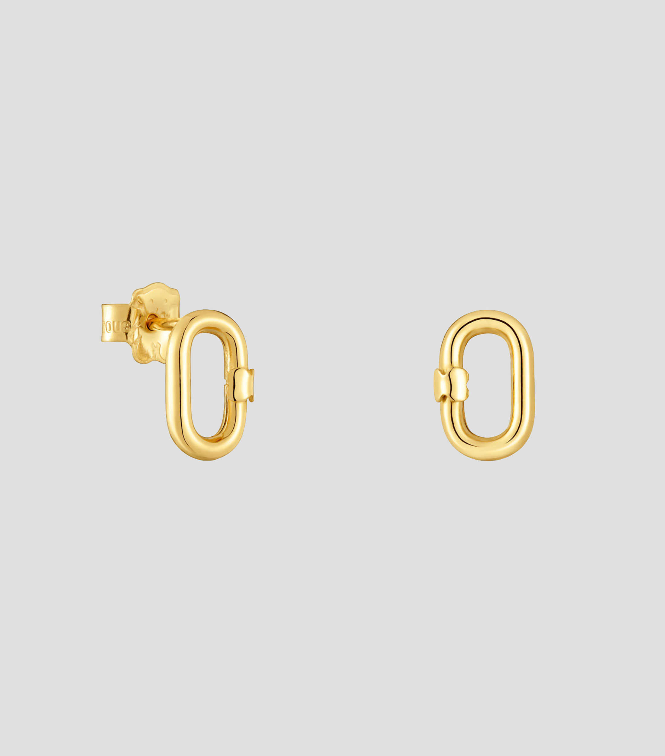 Aretes en oro de 18 kilates Color Pills Mujer