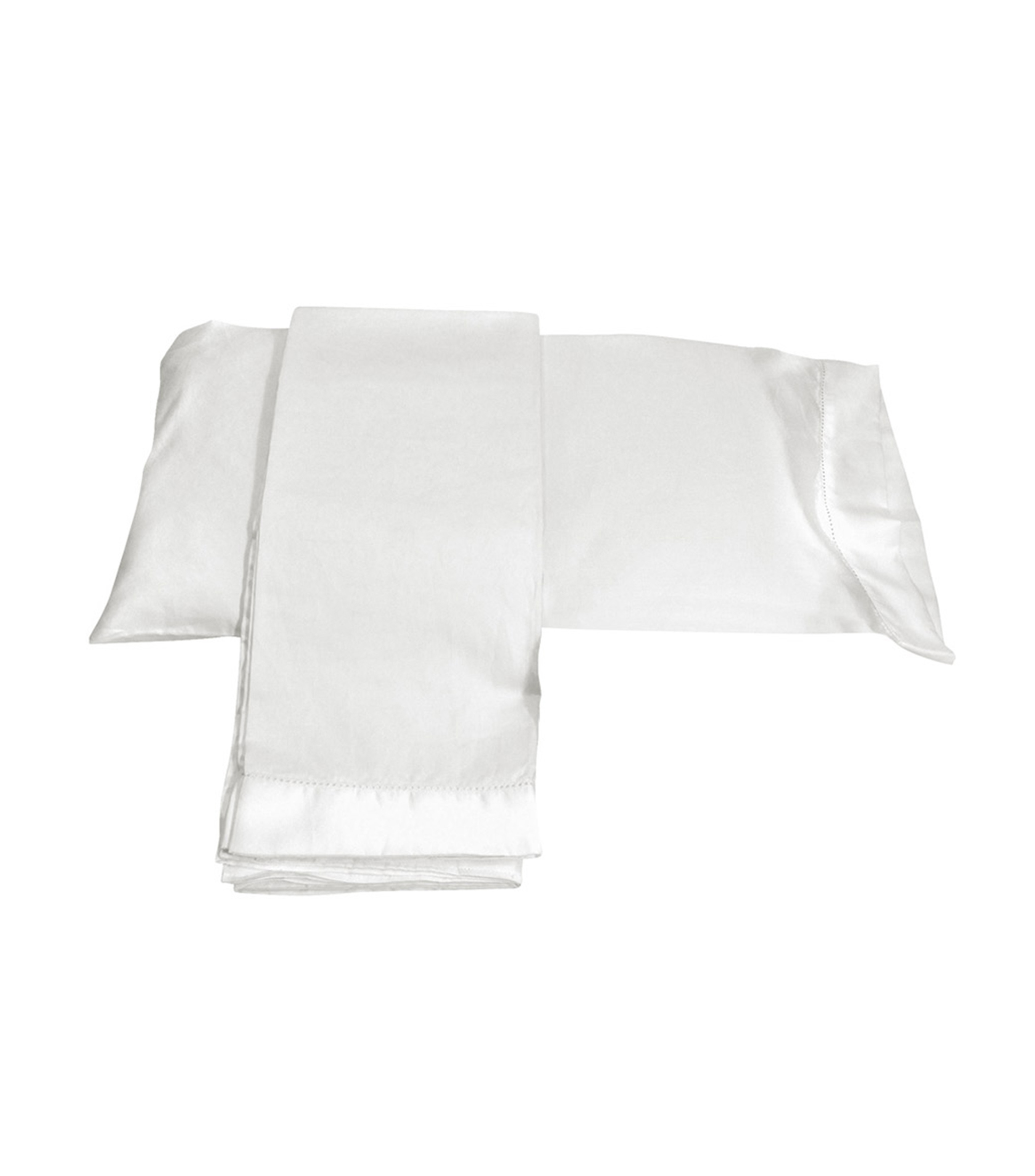 Juego de Sábanas Sateen estándar blanco