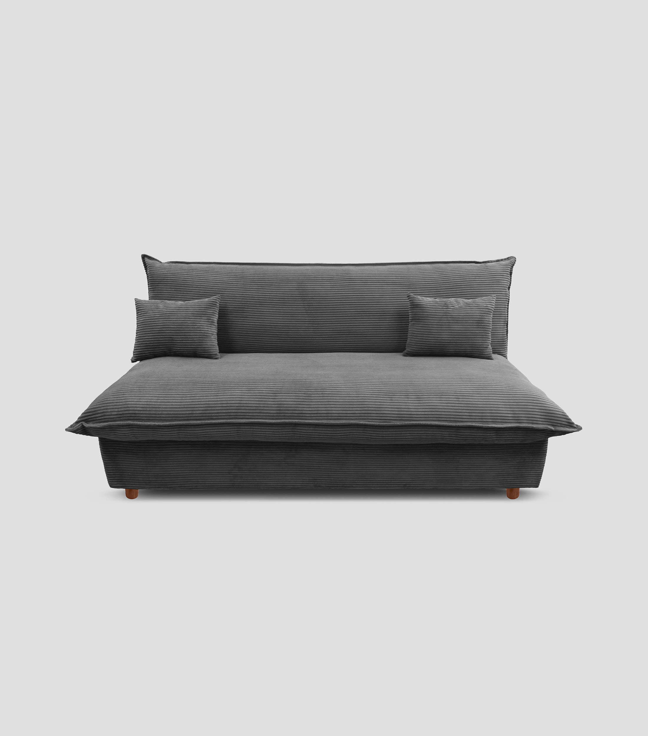 Sofá Cama Ivory Gris Oxford en Tela