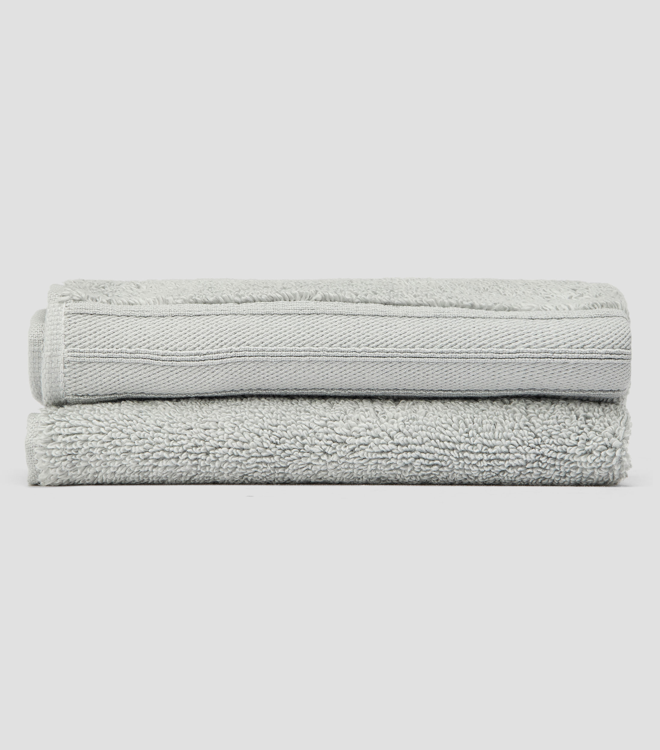 Toalla Facial Natural Loft Gris Claro