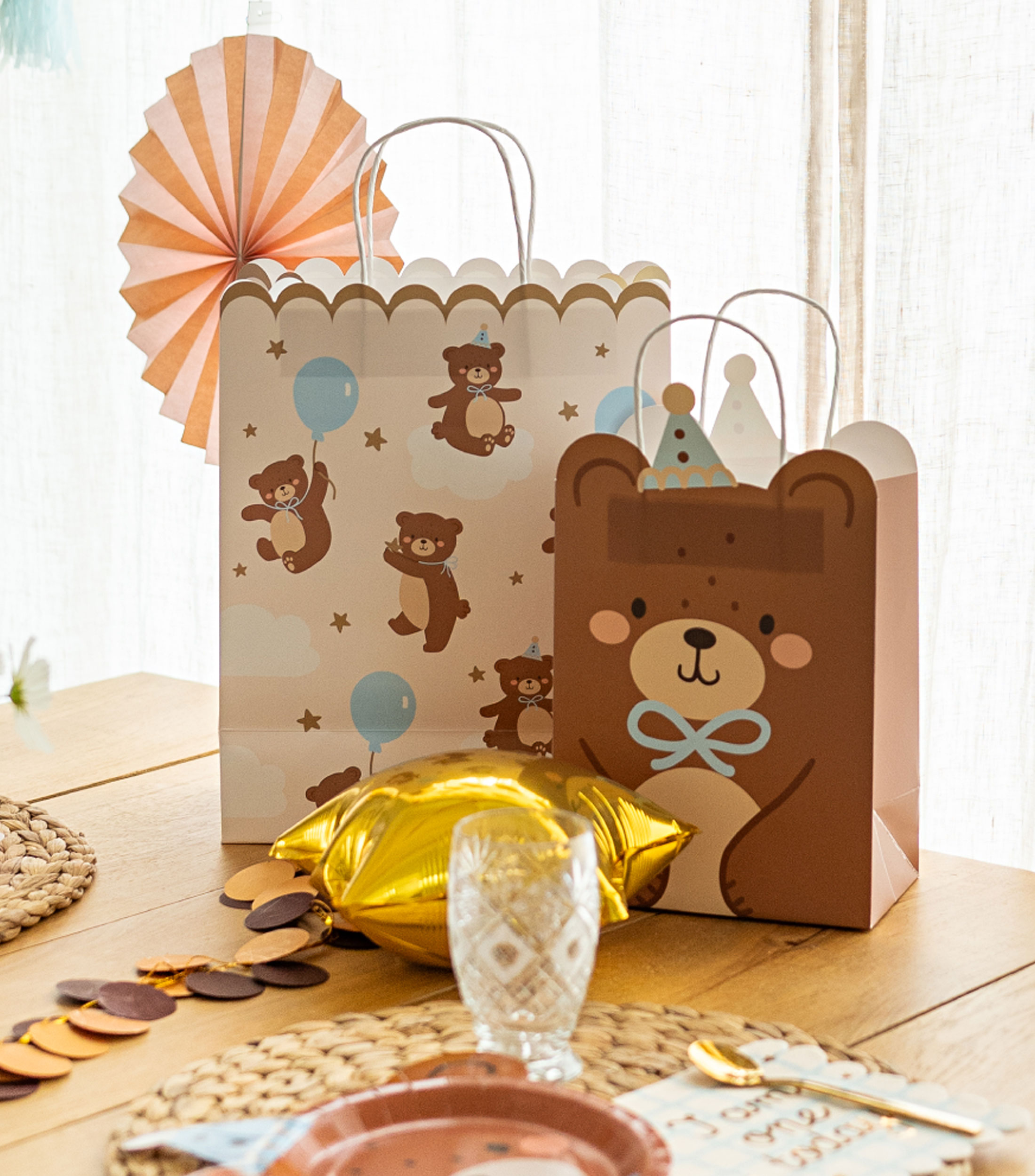 Bolsa para regalo con ositos