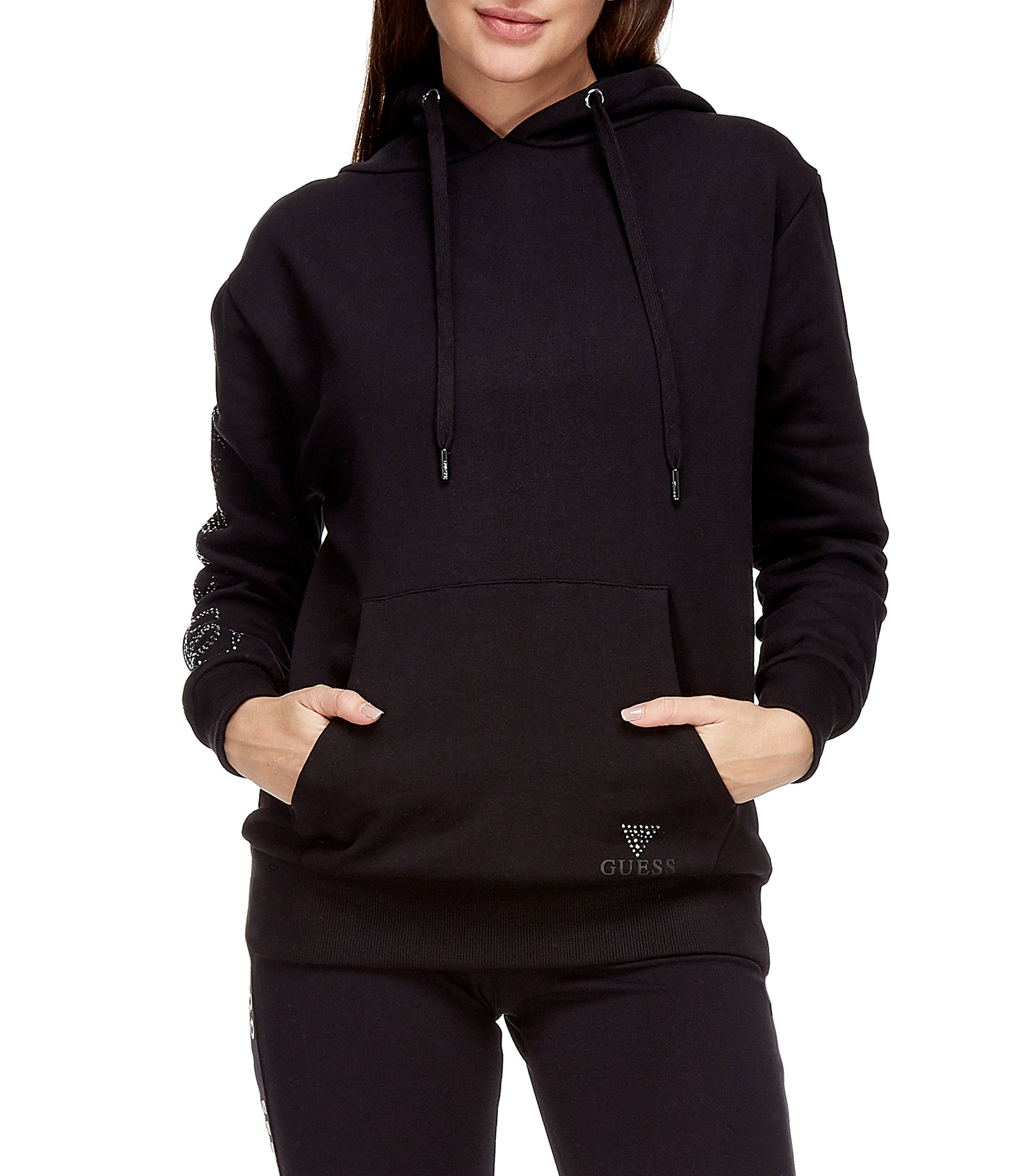 Sudadera con capucha gris