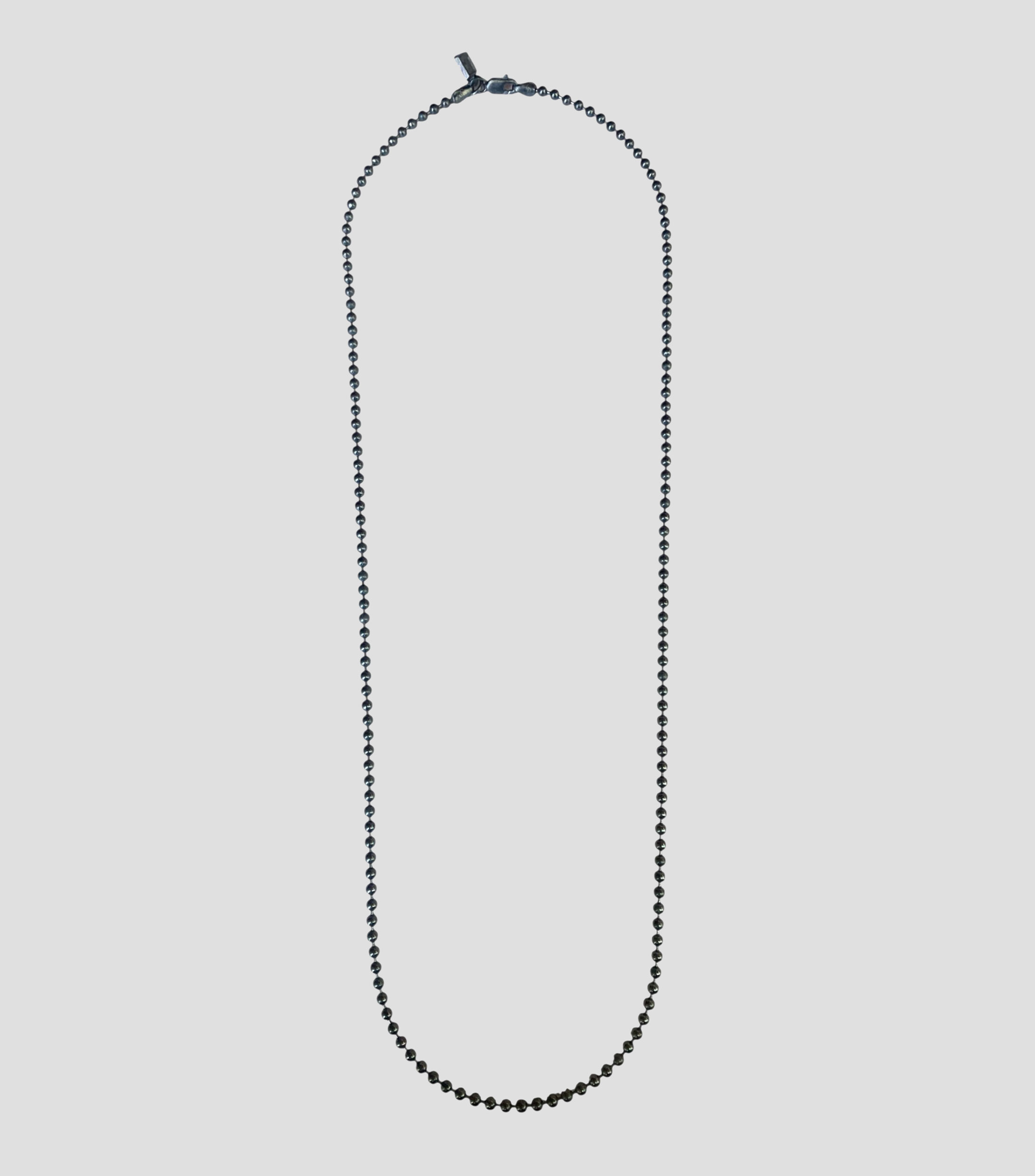 Cadena en plata .925 Ball Chain Dark Unisex