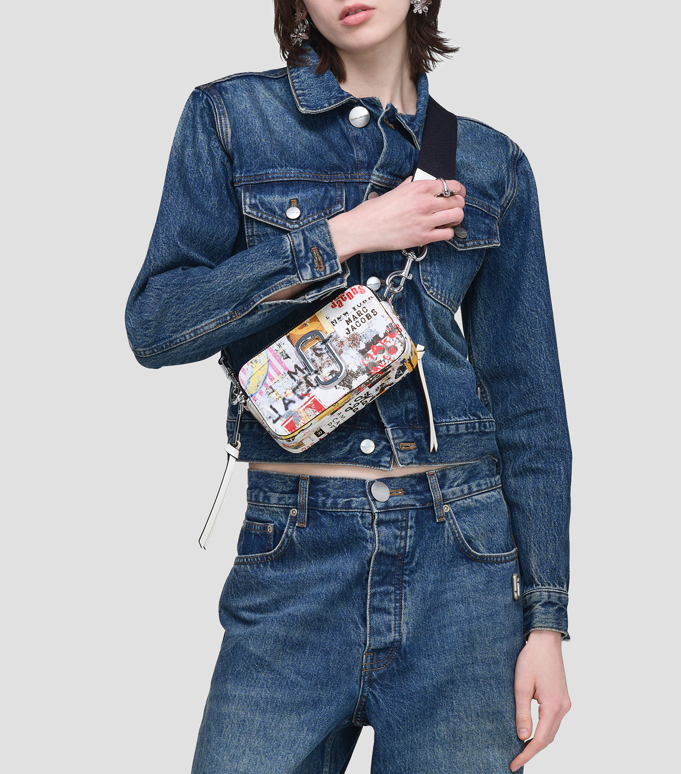 Bolsa crossbody multicolor Snapshot estampado Mujer