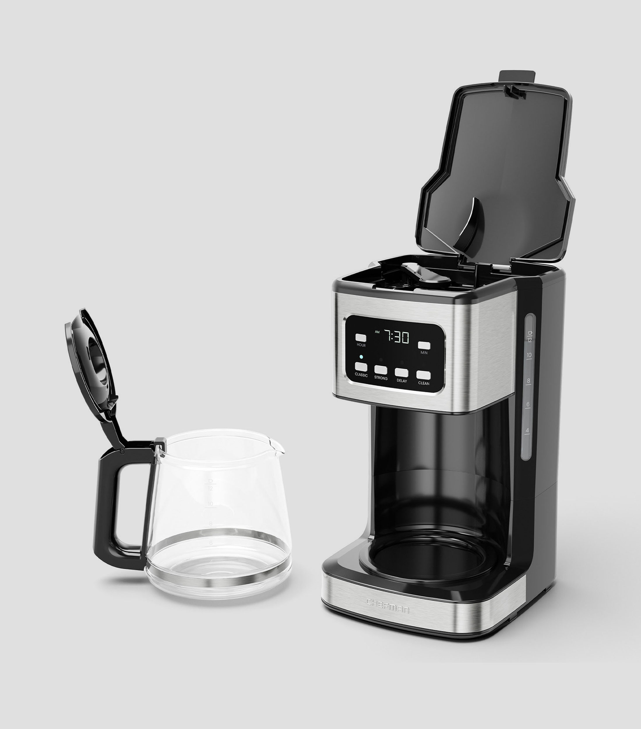 Cafetera digital para 12 tazas