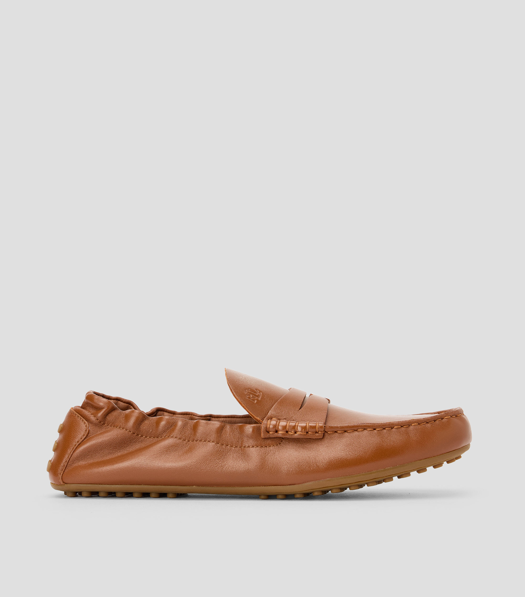 Mocasines Wynnie en piel vacuna con cinta Mujer