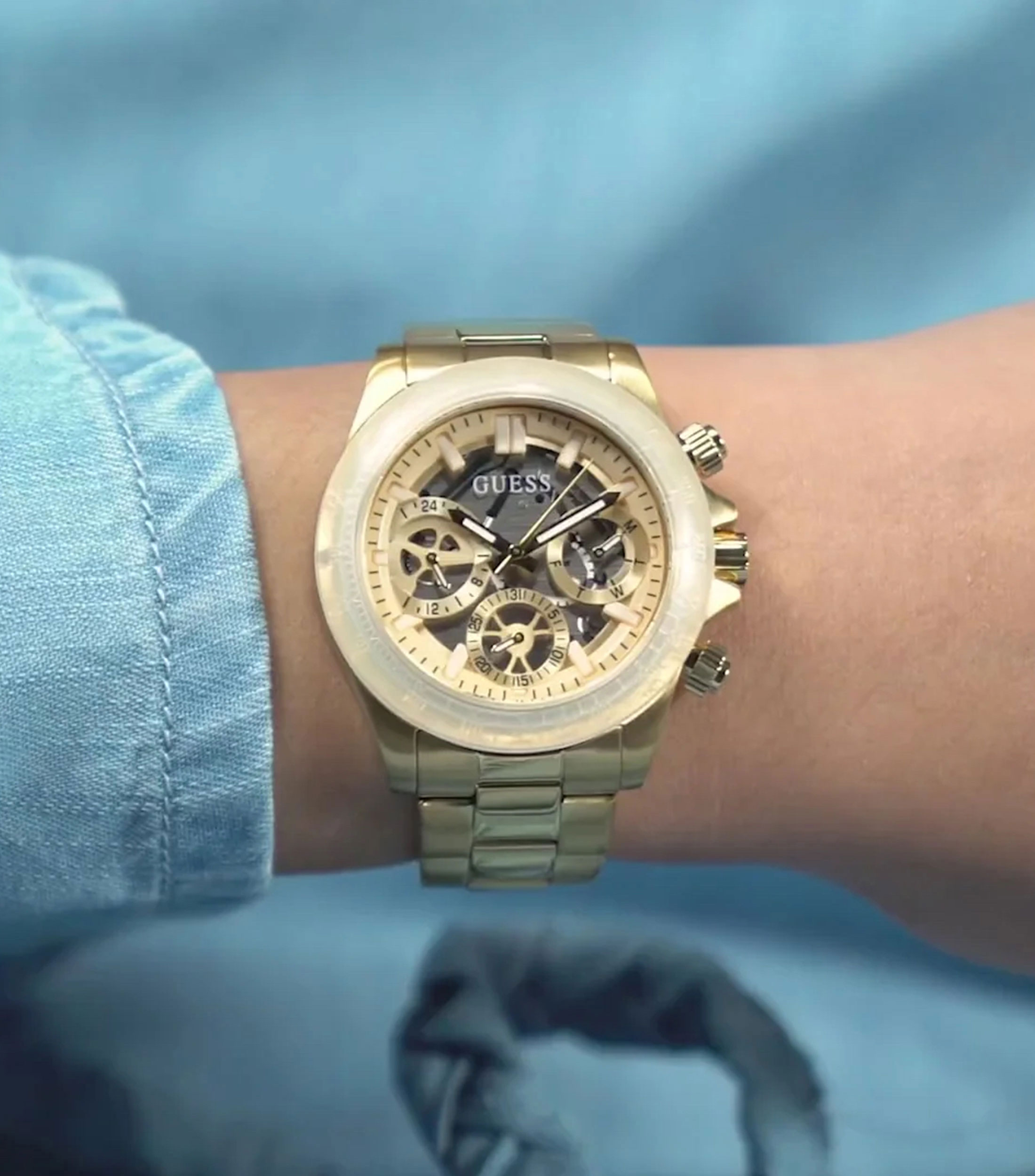 Reloj para mujer Mirage Casual Dorado