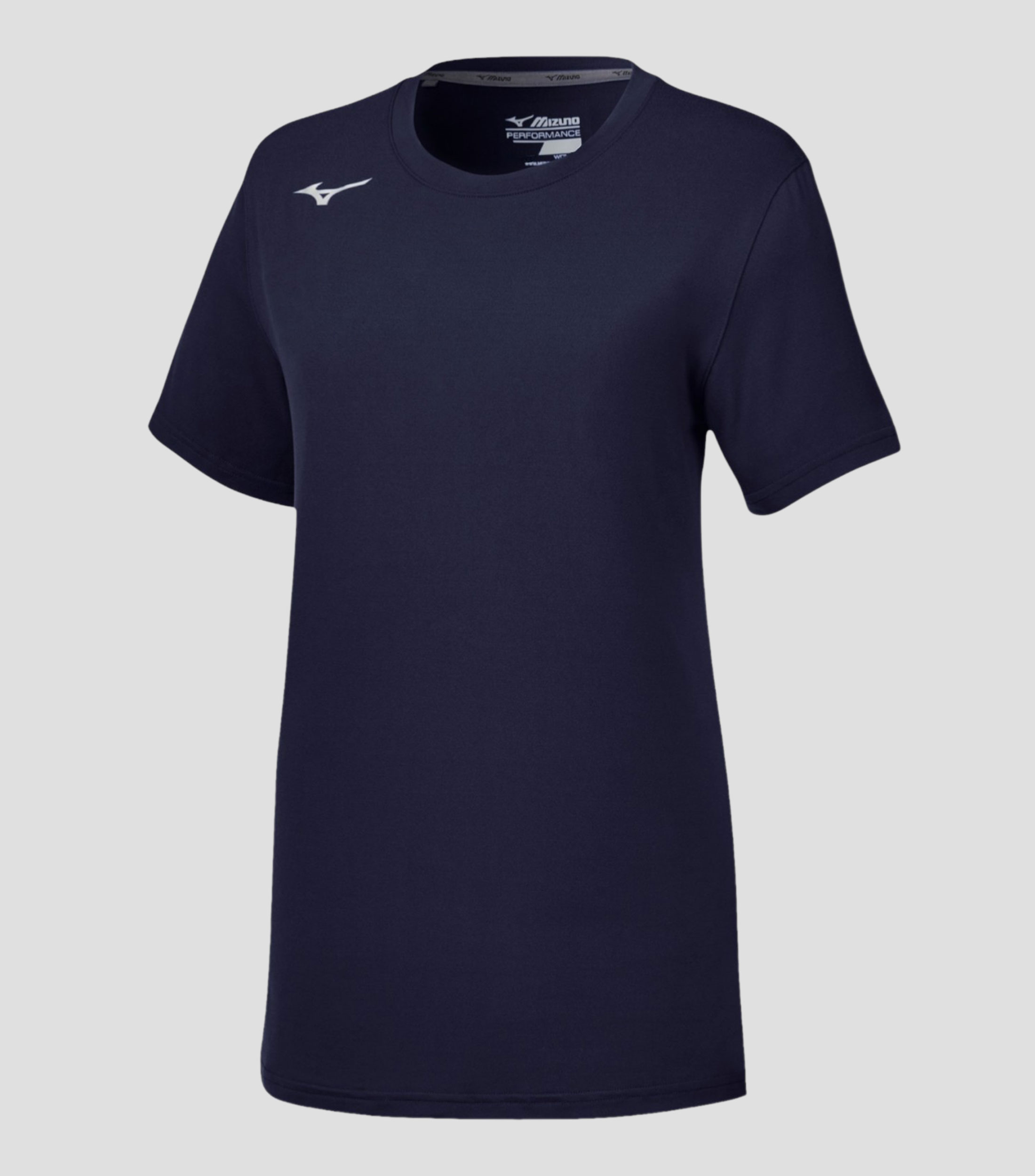 Playera para correr cuello redondo manga corta lisa Mujer