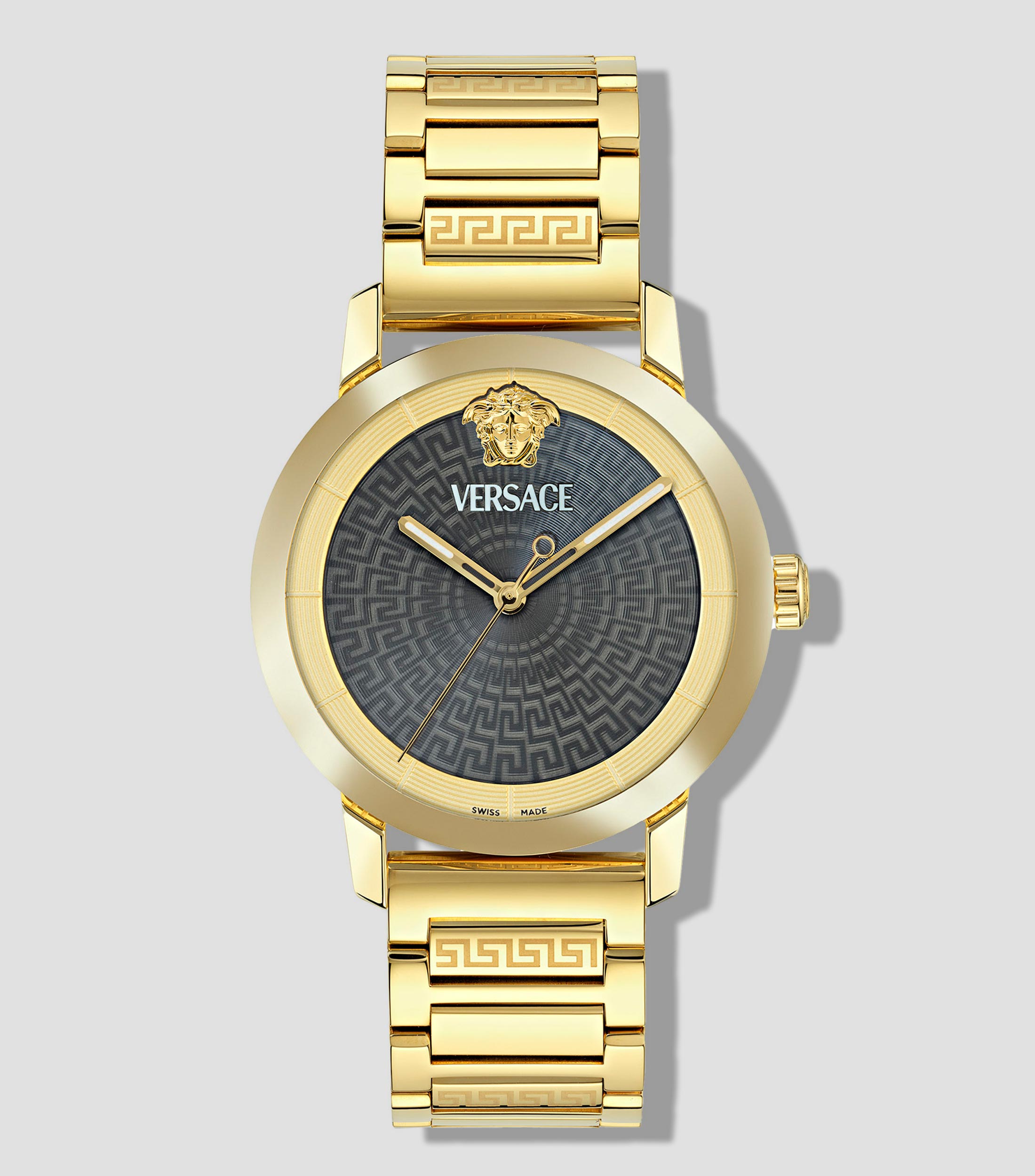 Reloj para Hombre V-Helix de Vestir Gris, Dorado