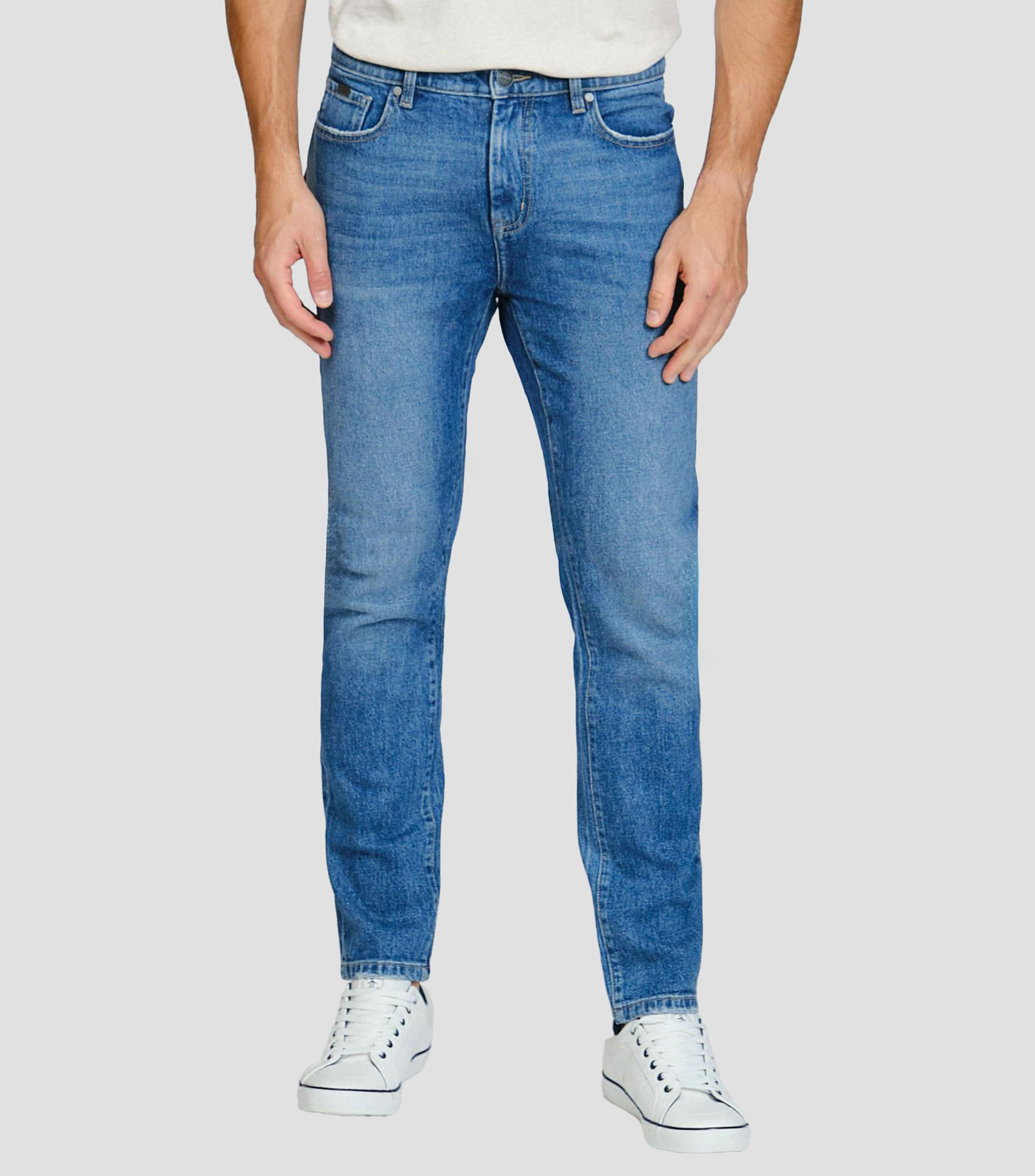 Jeans de corte slim Hombre