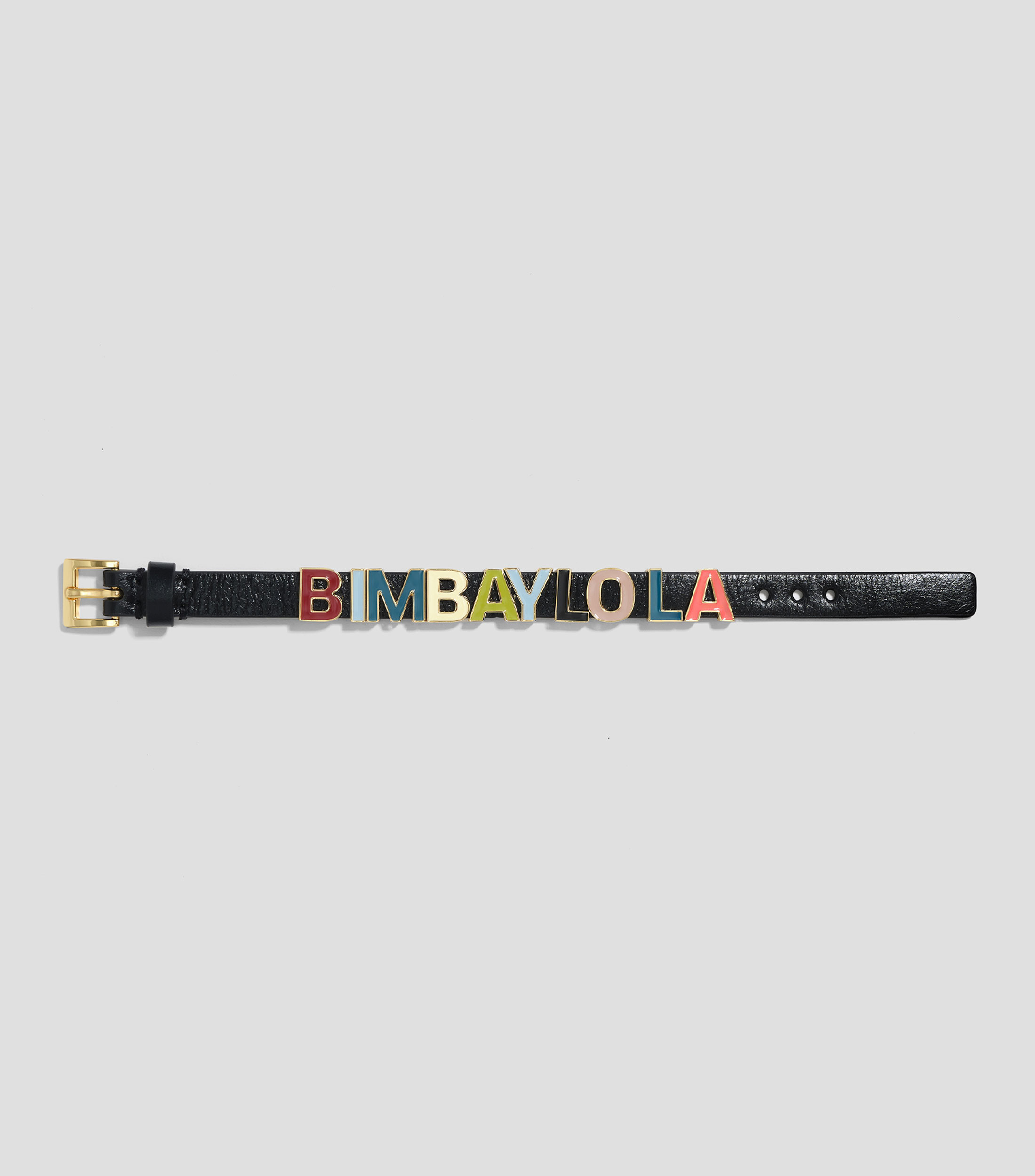 Pulsera correa con logo multicolor Mujer