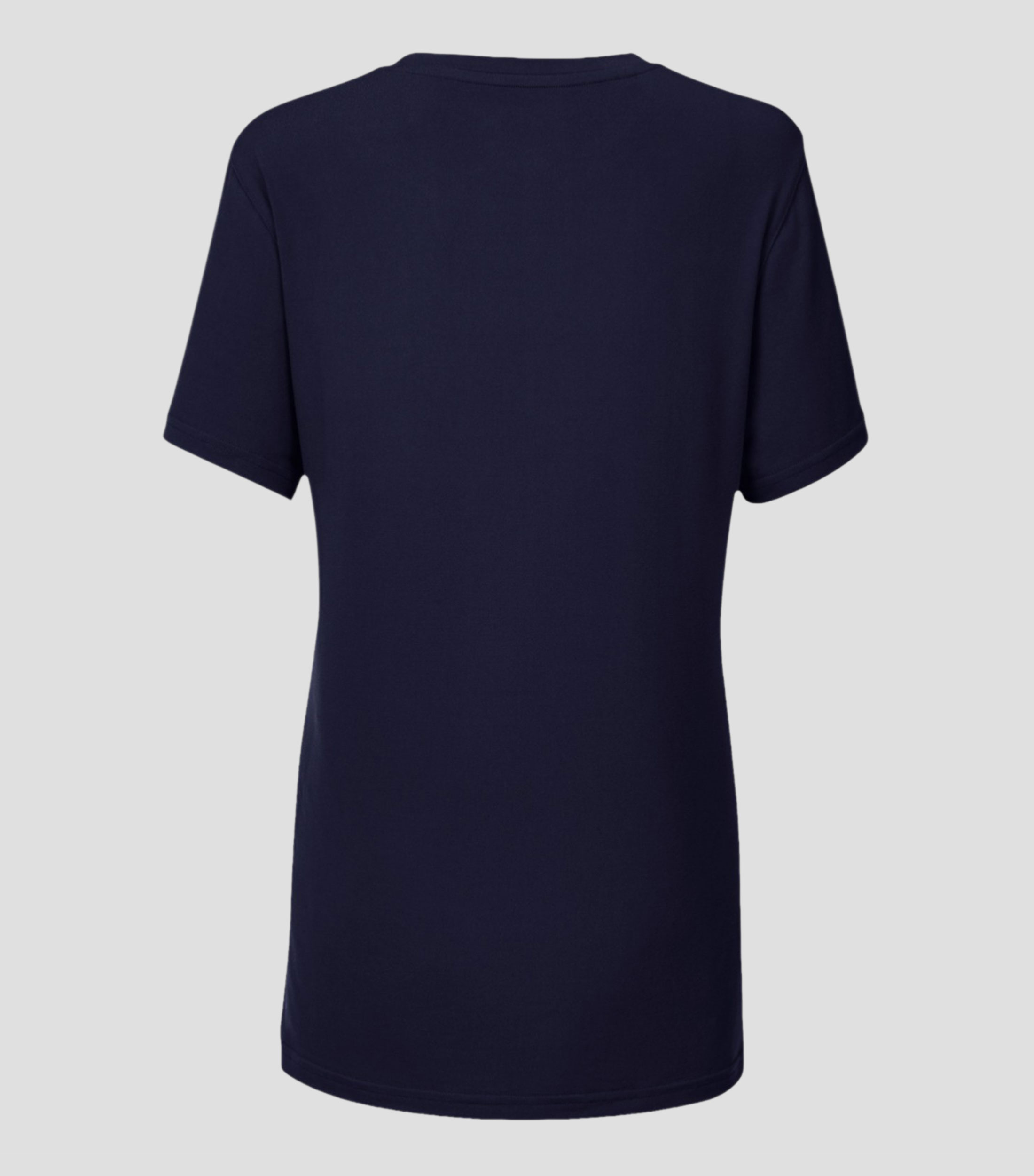 Playera para correr cuello redondo manga corta lisa Mujer