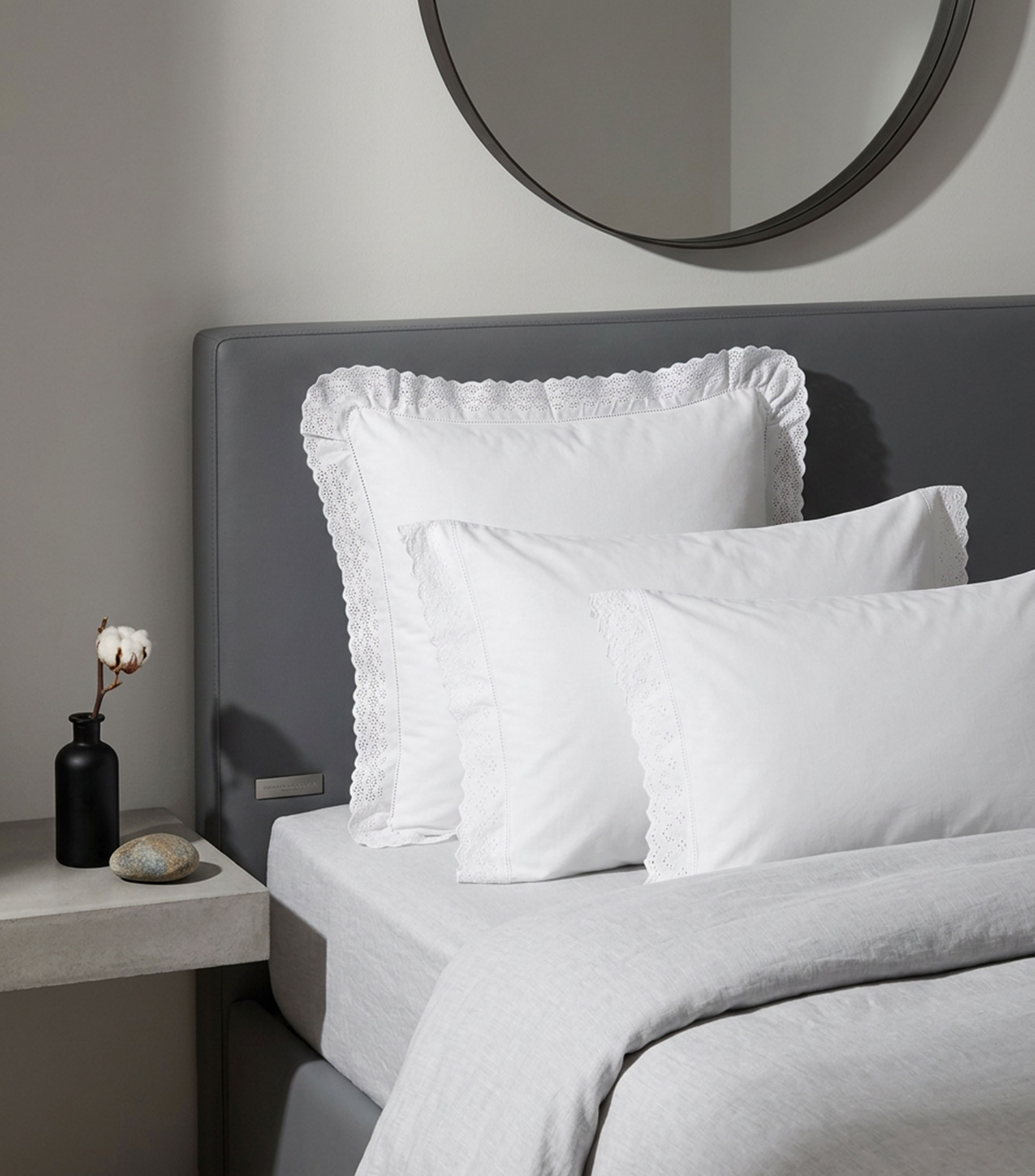 Funda para Almohada Estándar de algodón María
