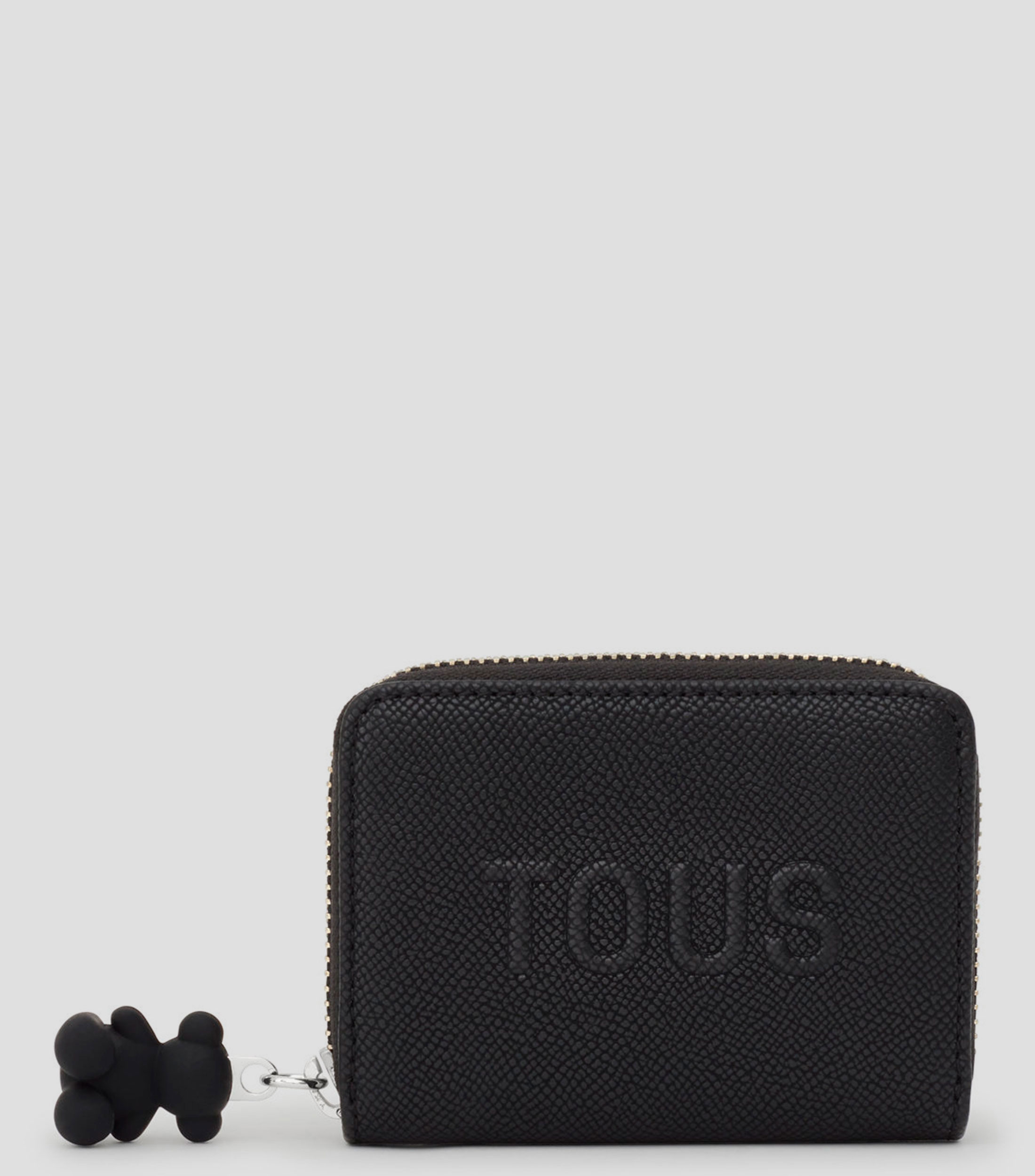Monedero negro La Rue New liso Mujer