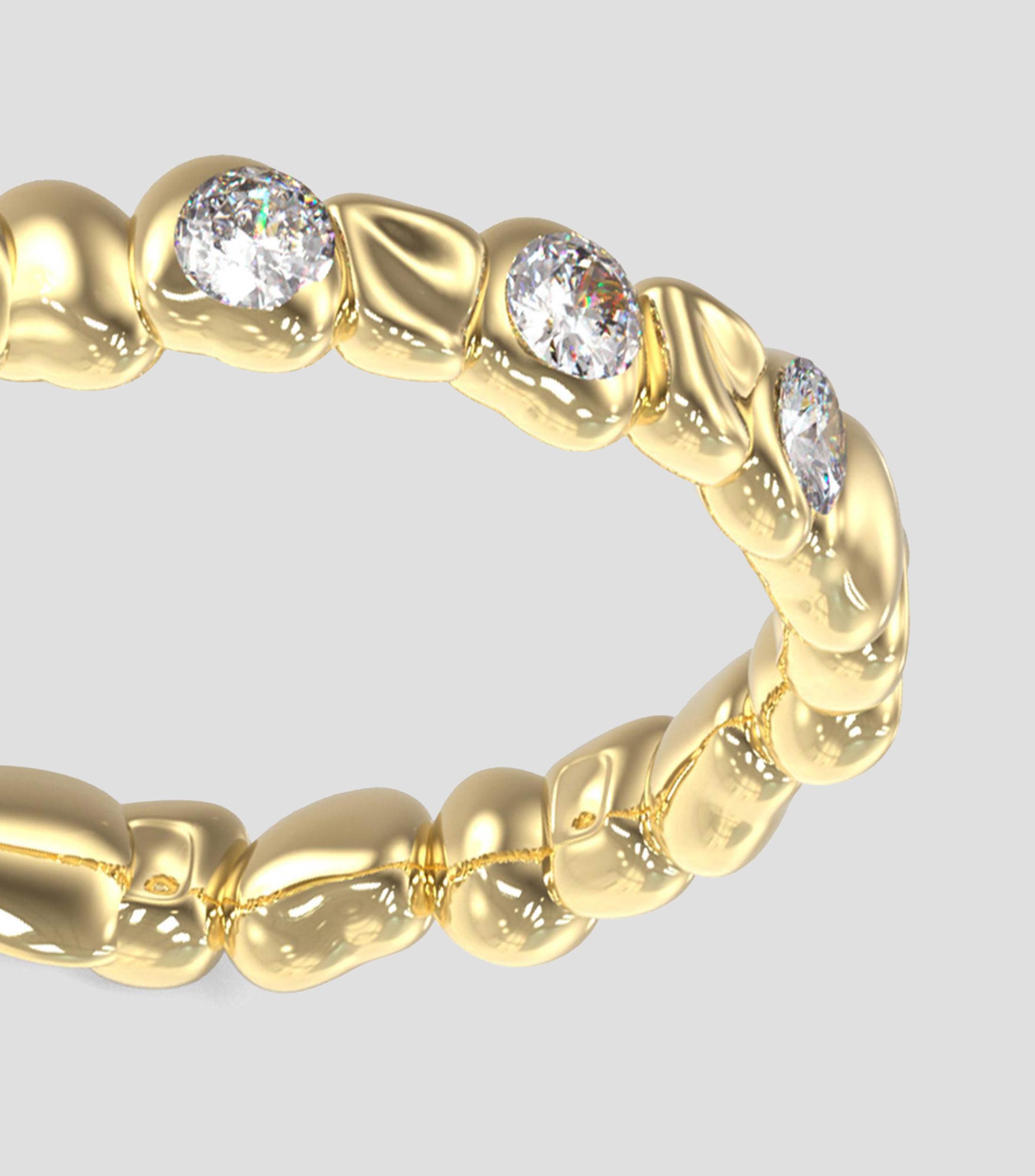 Anillo Panarea con circonias Mujer