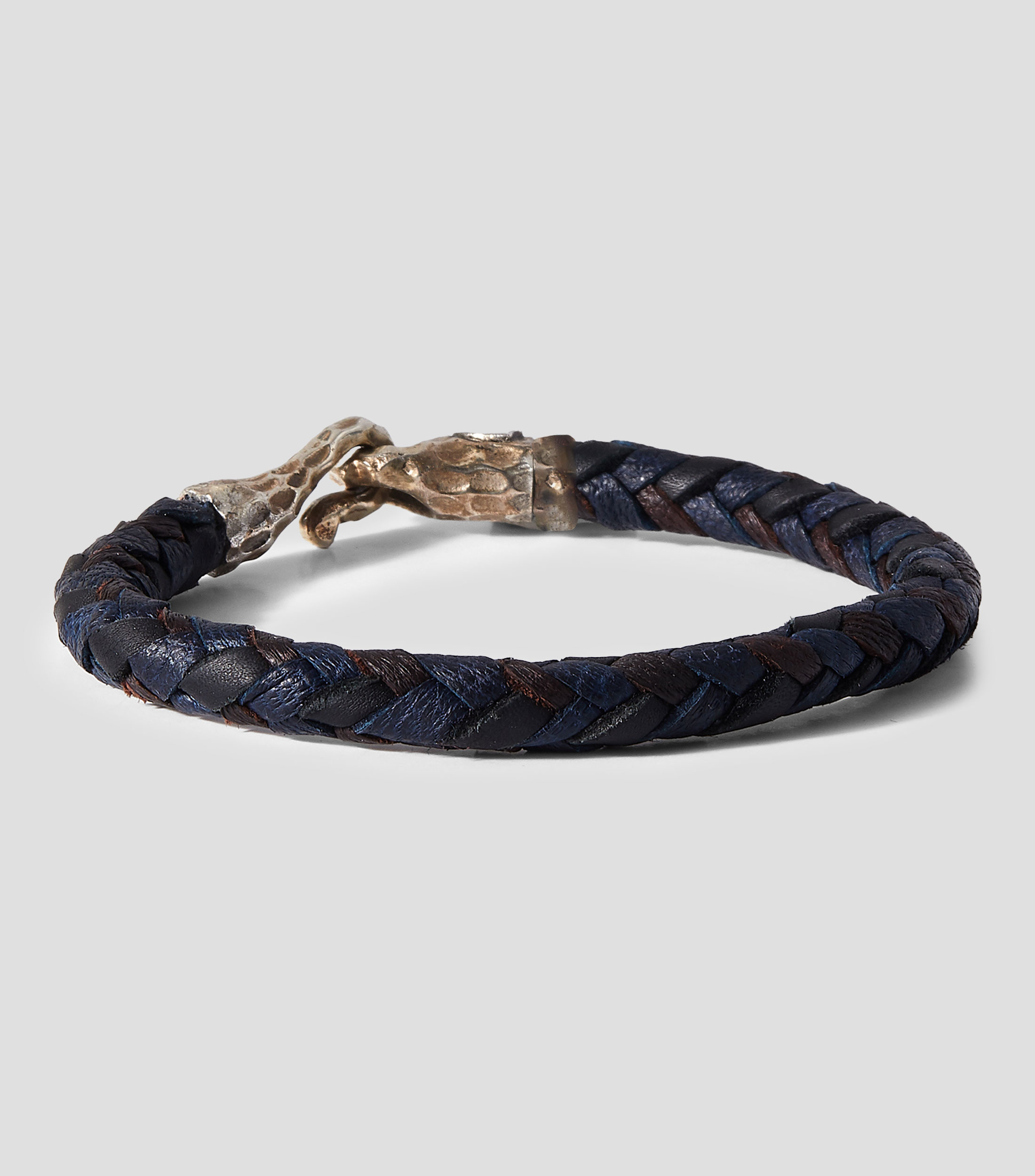 Pulsera entrelazada tricolor Hombre