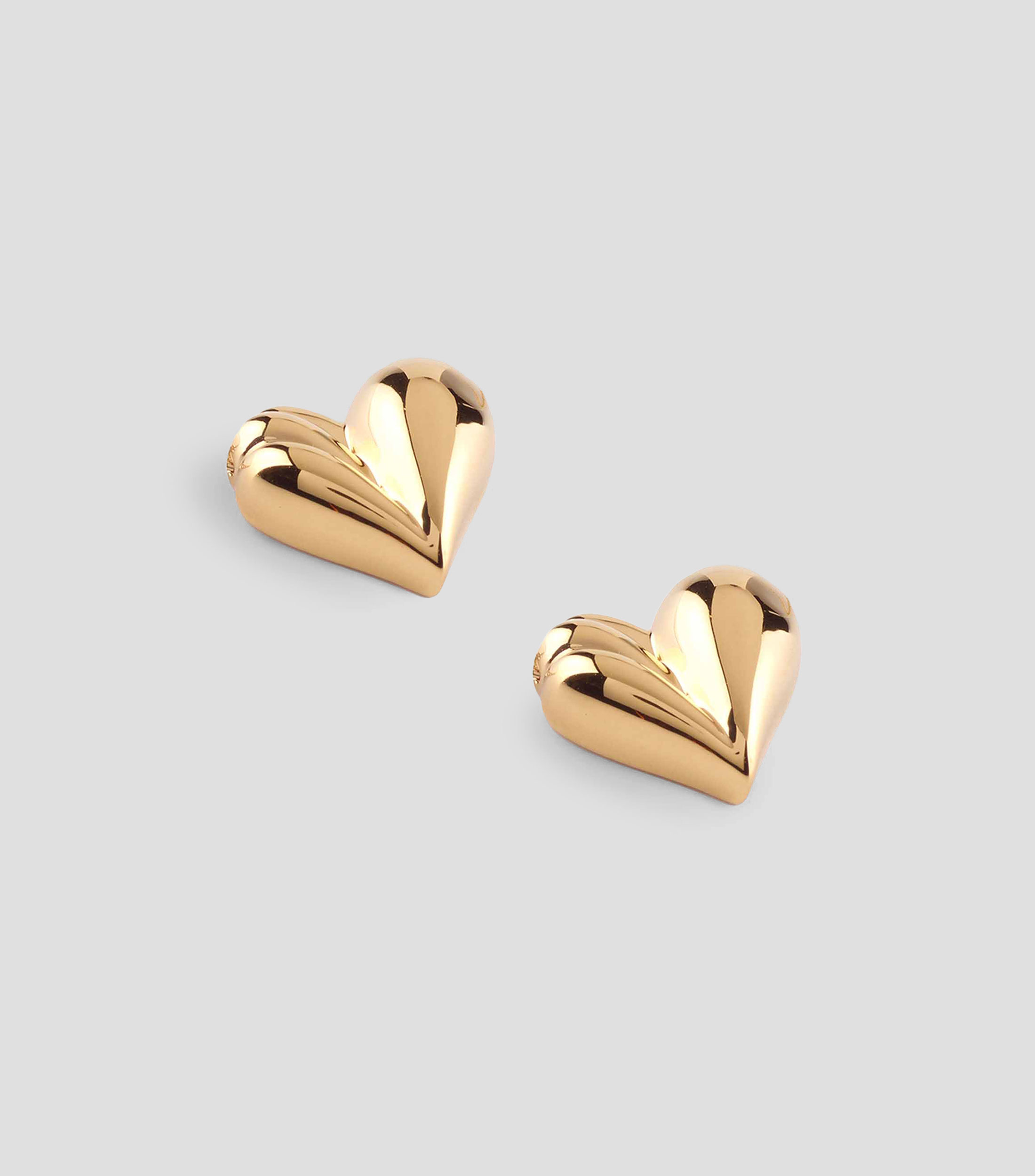 Aretes en Plata .925 con Forma de Corazon Mujer