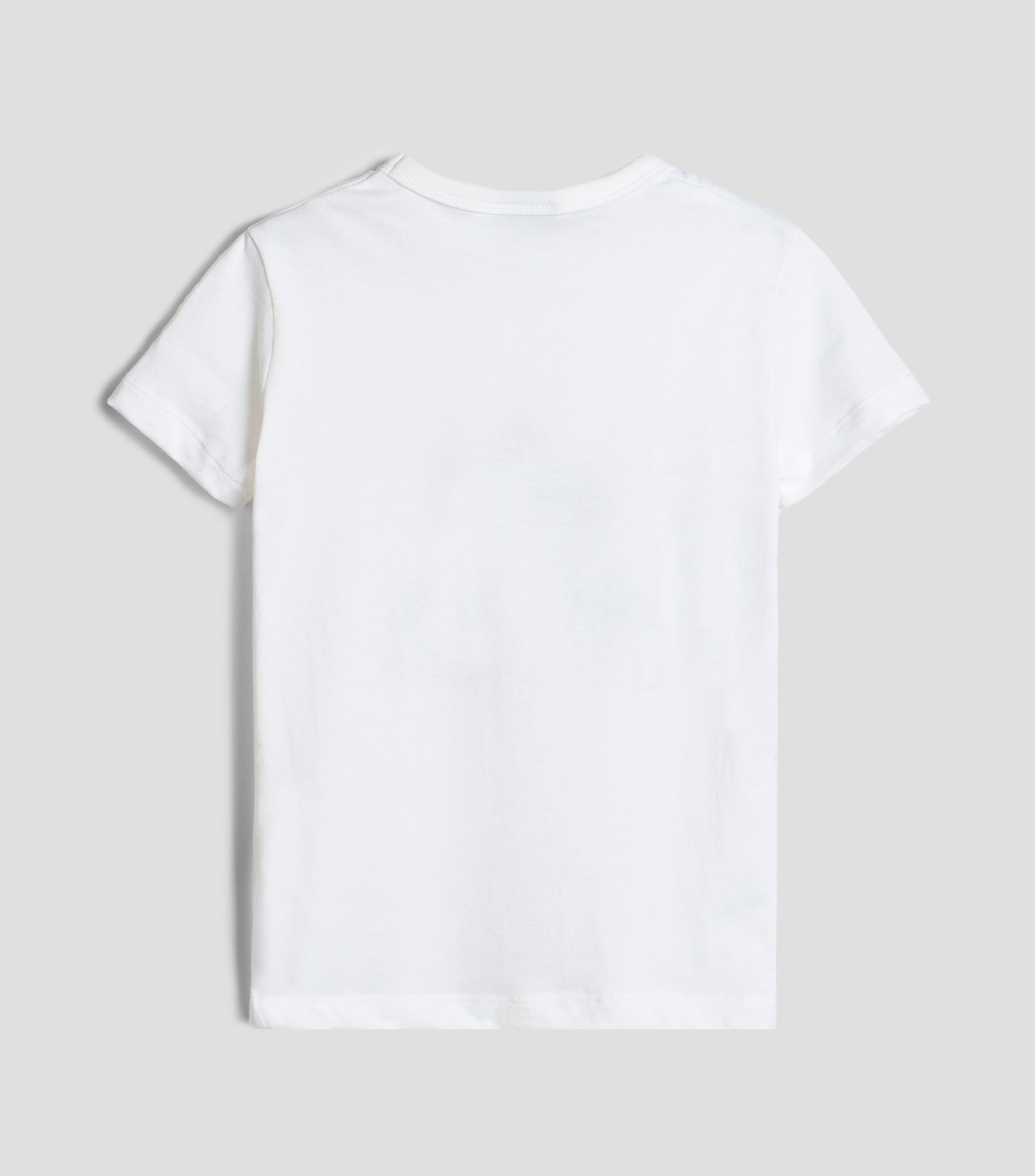 Playera de cuello redondo con manga corta estampada Niño