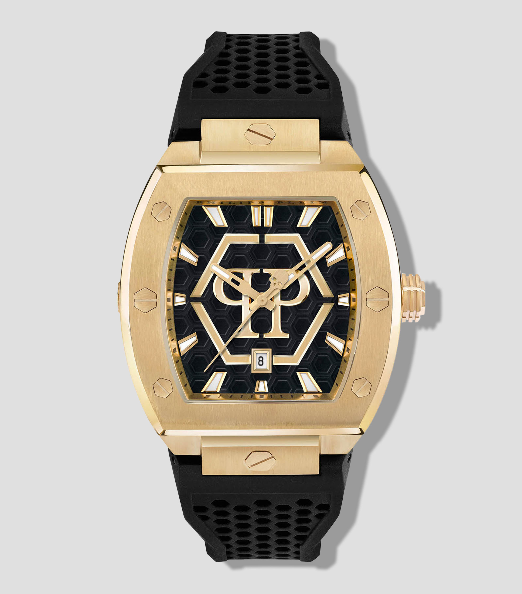 Reloj para Hombre The Hexagon Phantom casual dorado, negro